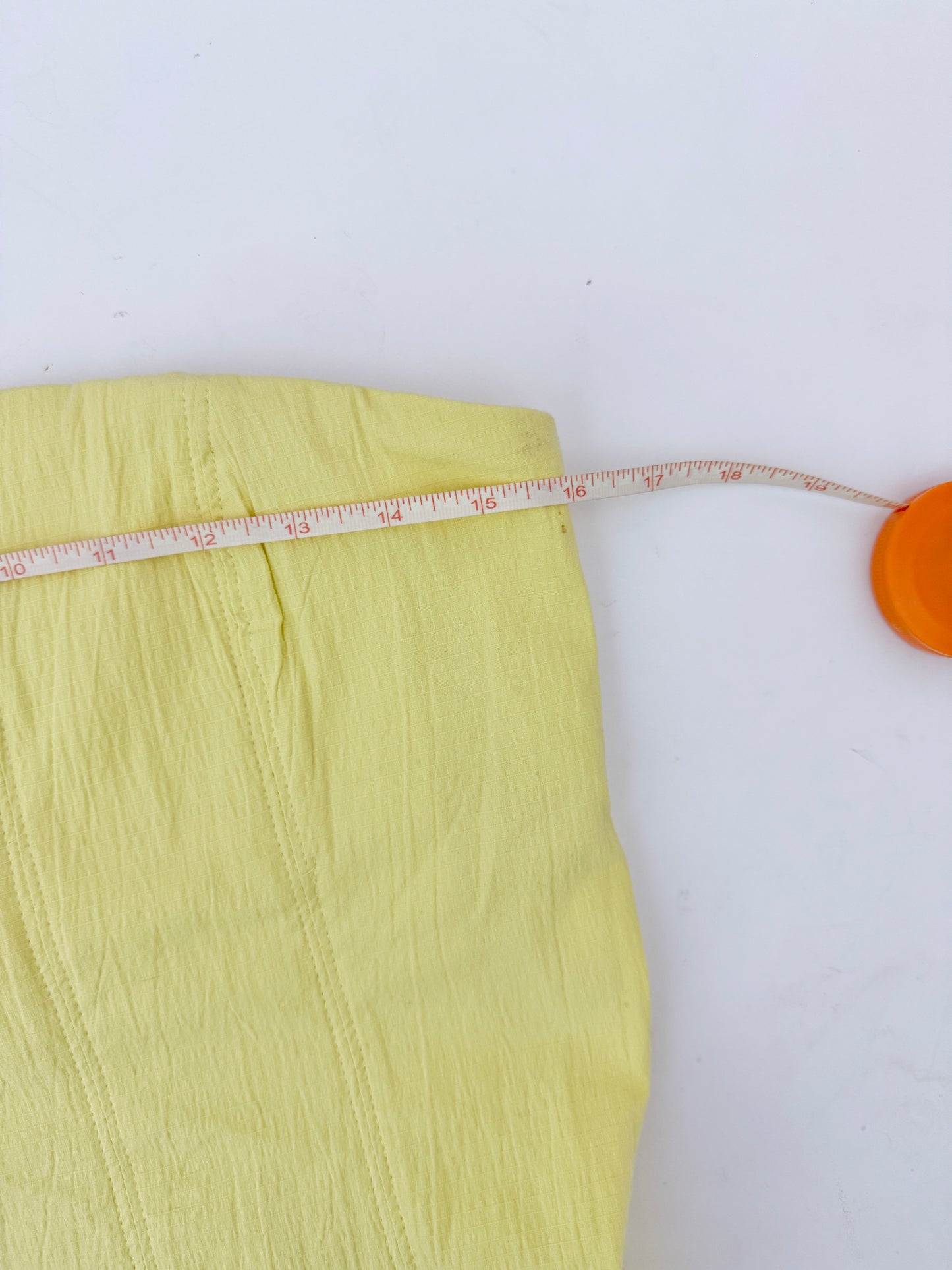 free people strapless yellow mini dress (size medium)