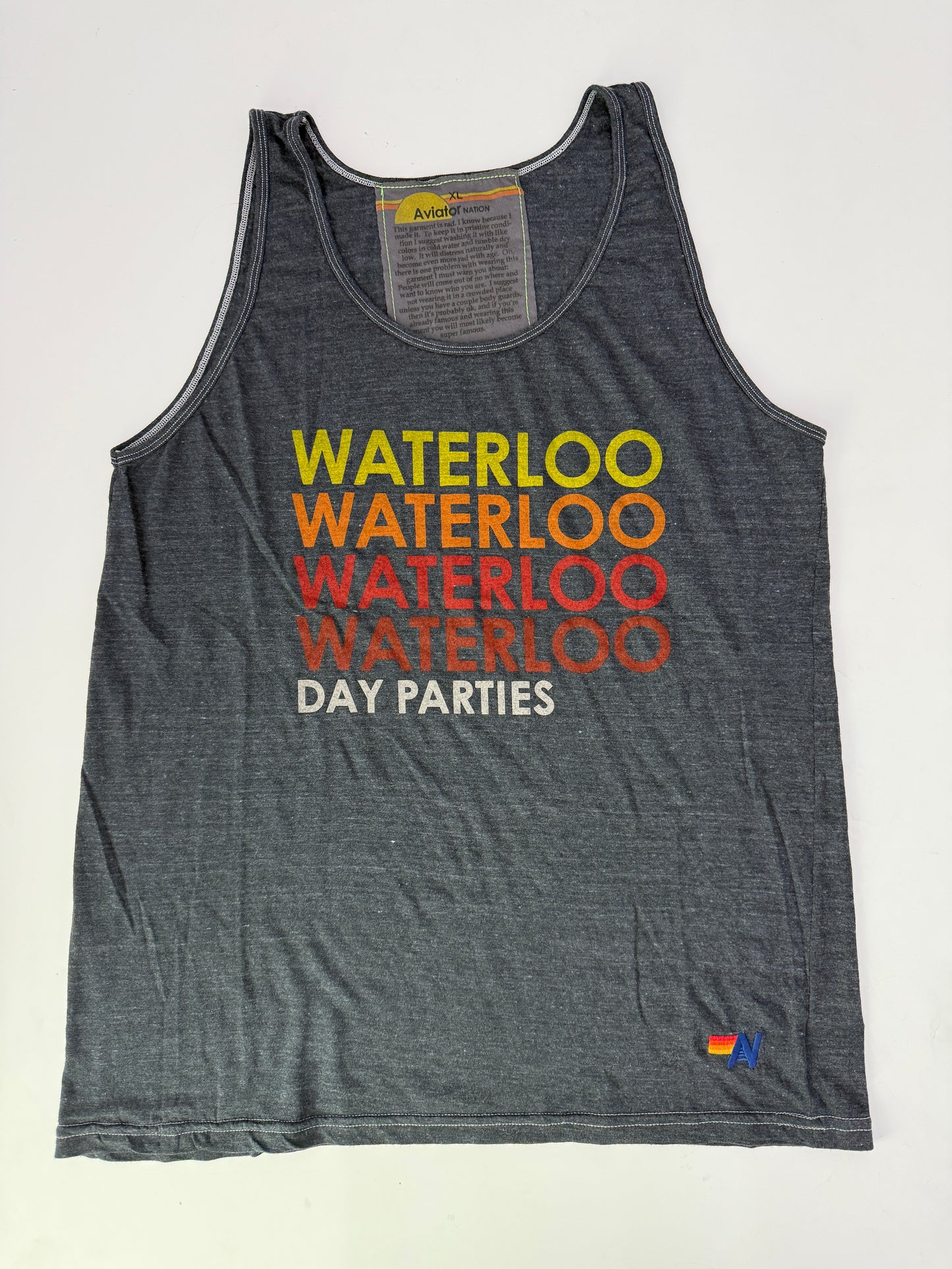 Aviator Nation Waterloo Texas tank (size XL)