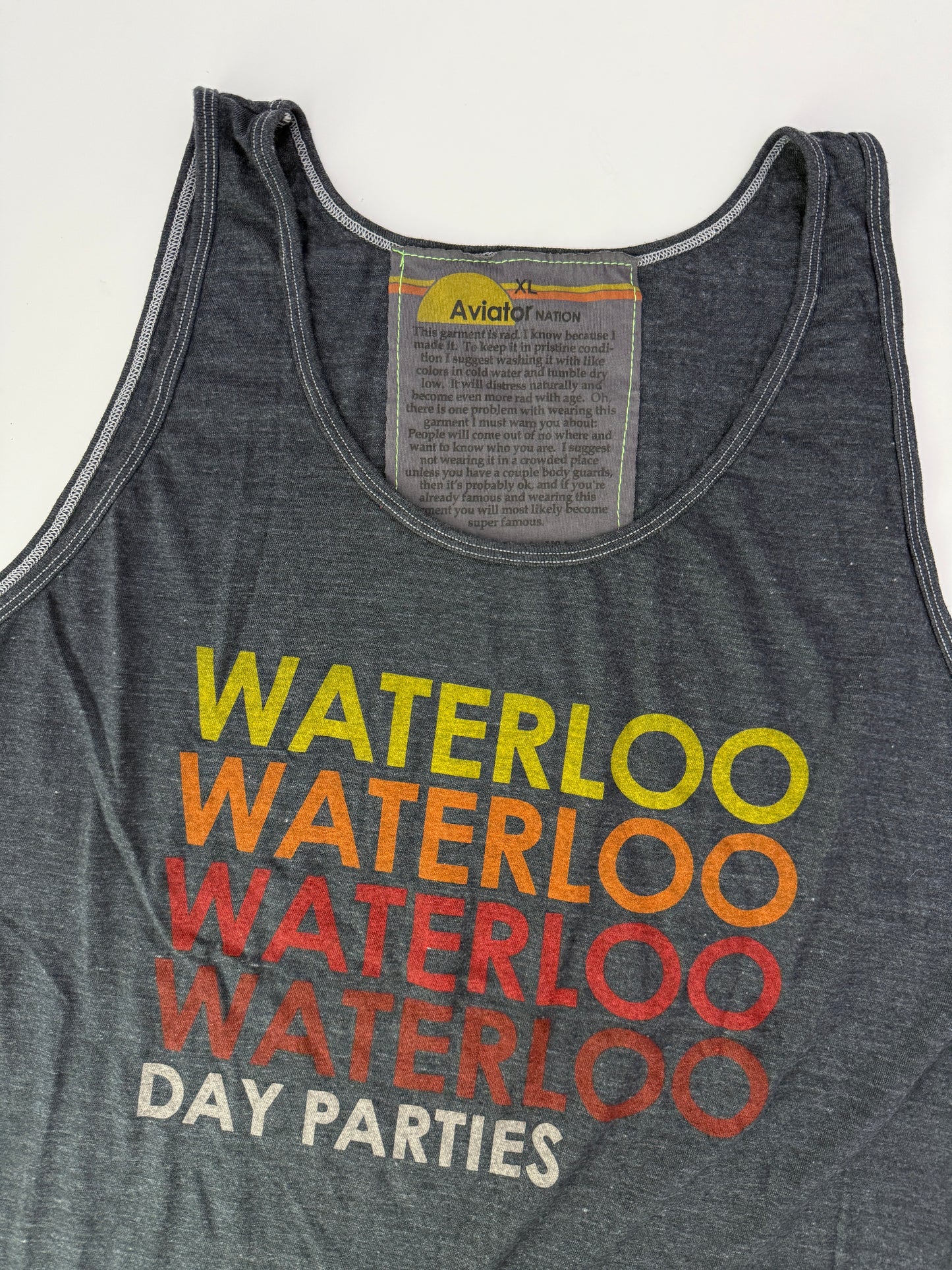 Aviator Nation Waterloo Texas tank (size XL)