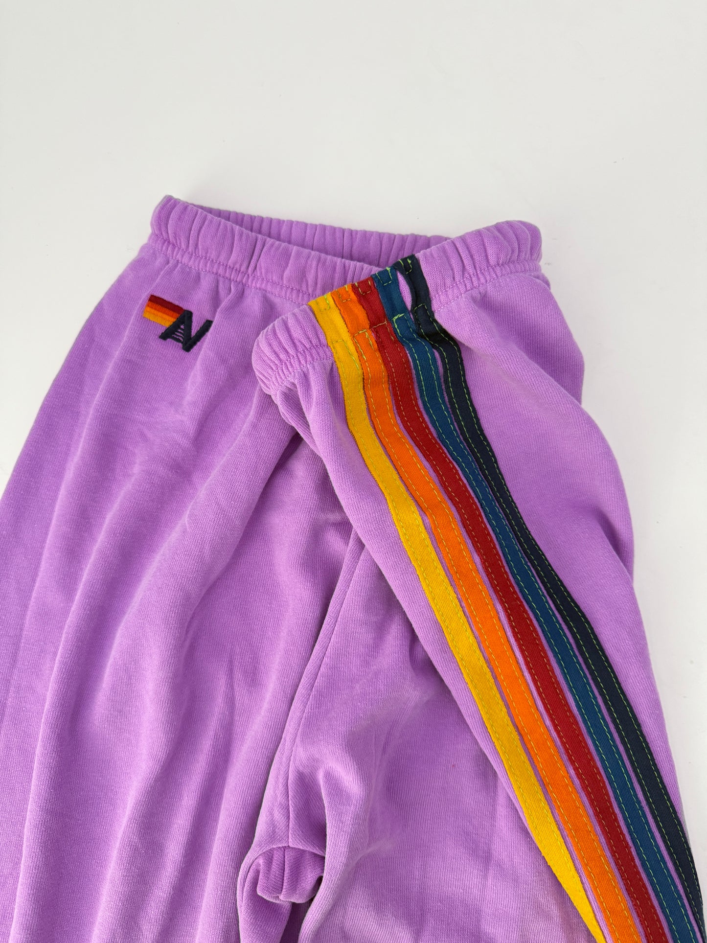 Aviator Nation neon purple jogger sweatpants (size XL)
