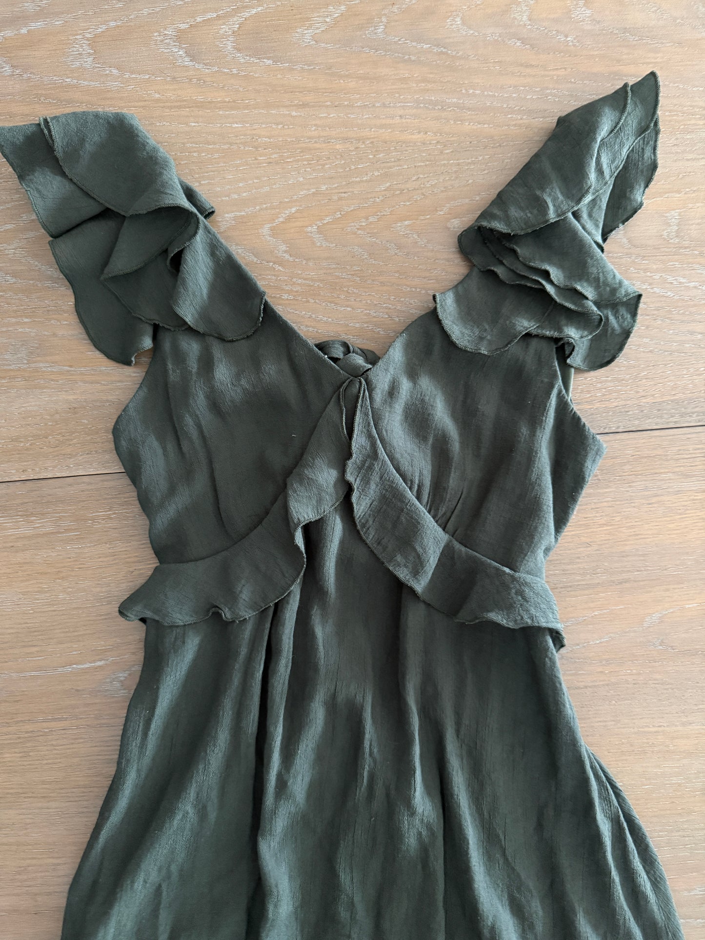 Mi Ami green mini dress (size small)