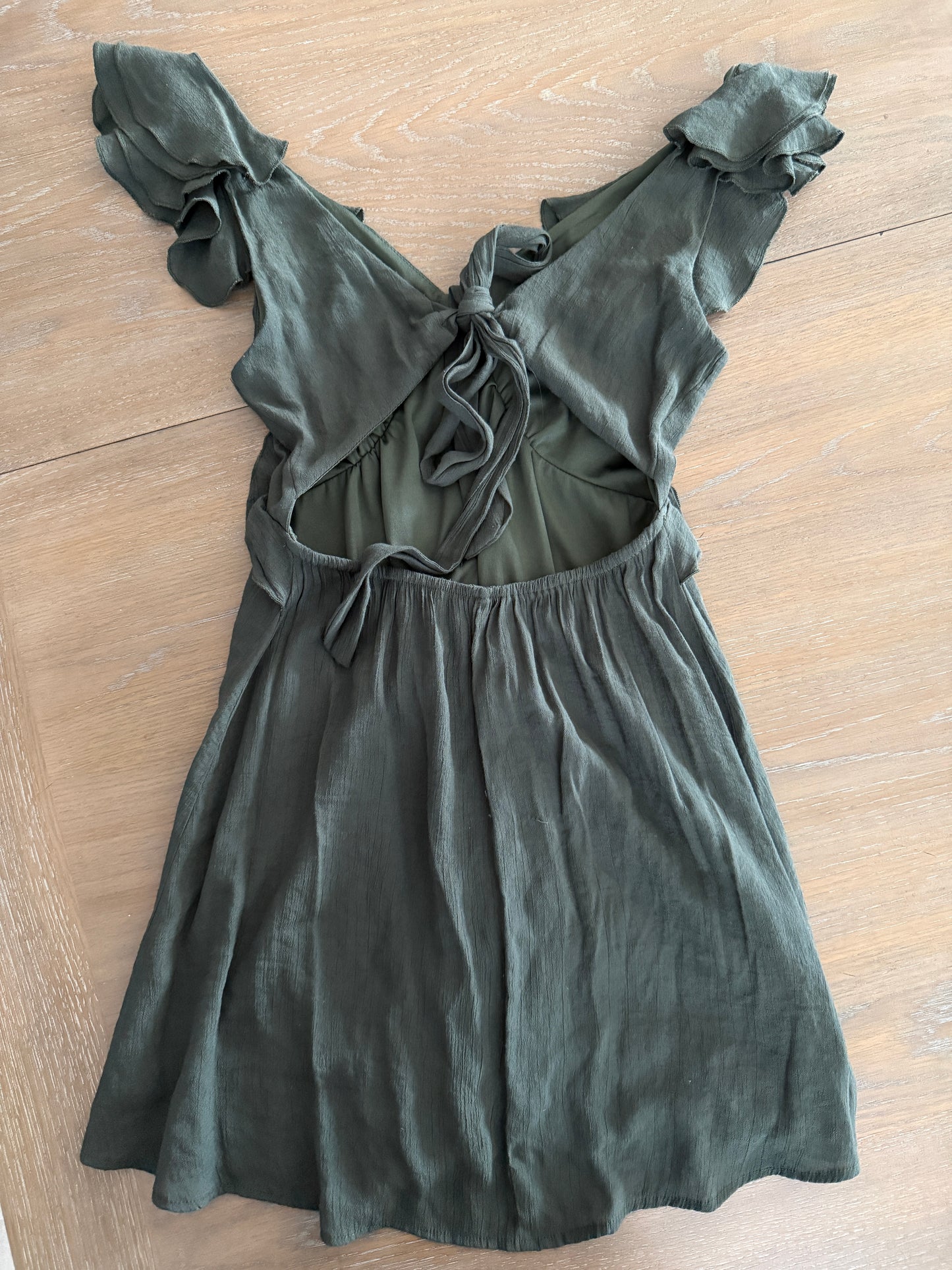 Mi Ami green mini dress (size small)