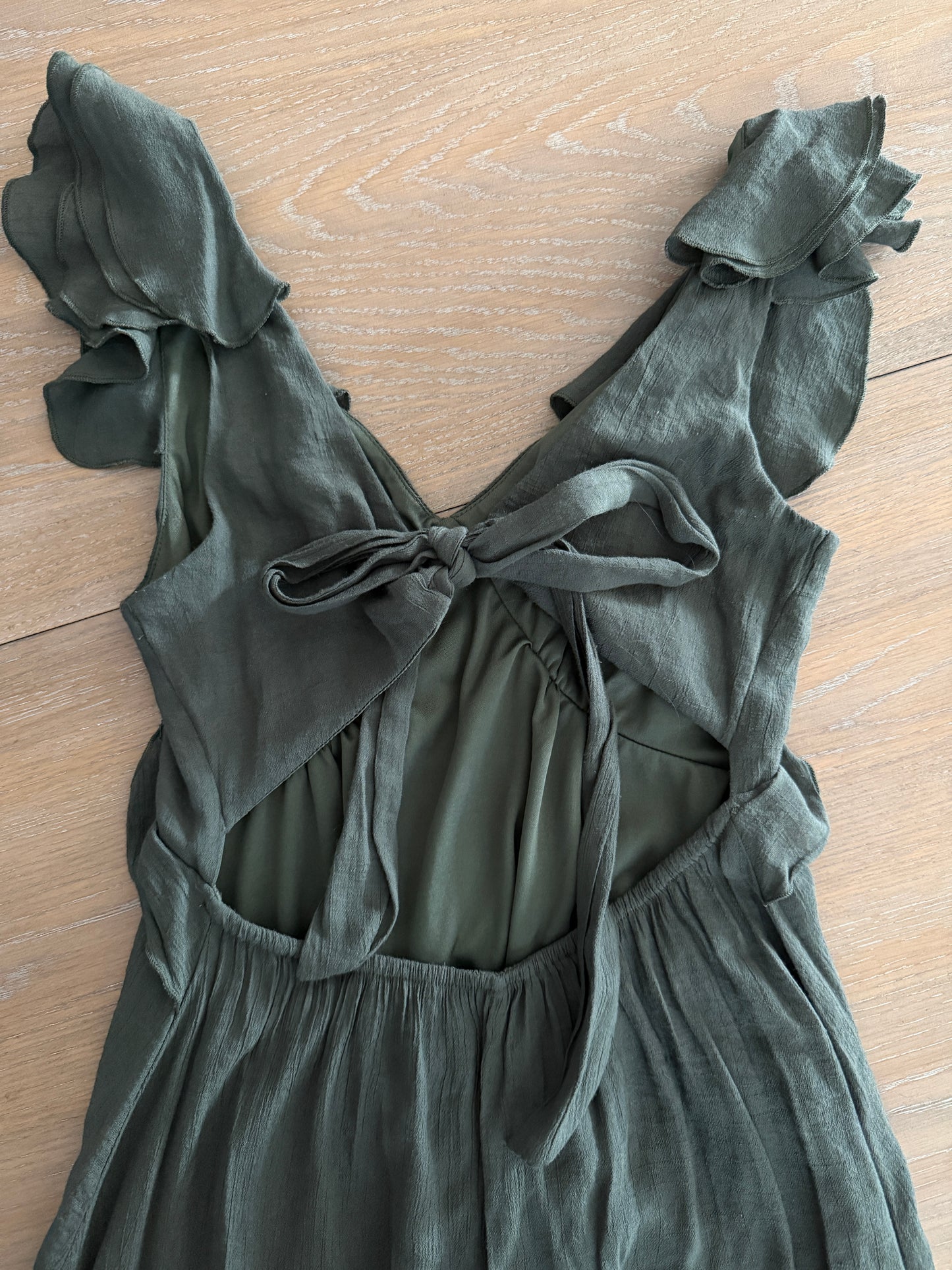 Mi Ami green mini dress (size small)