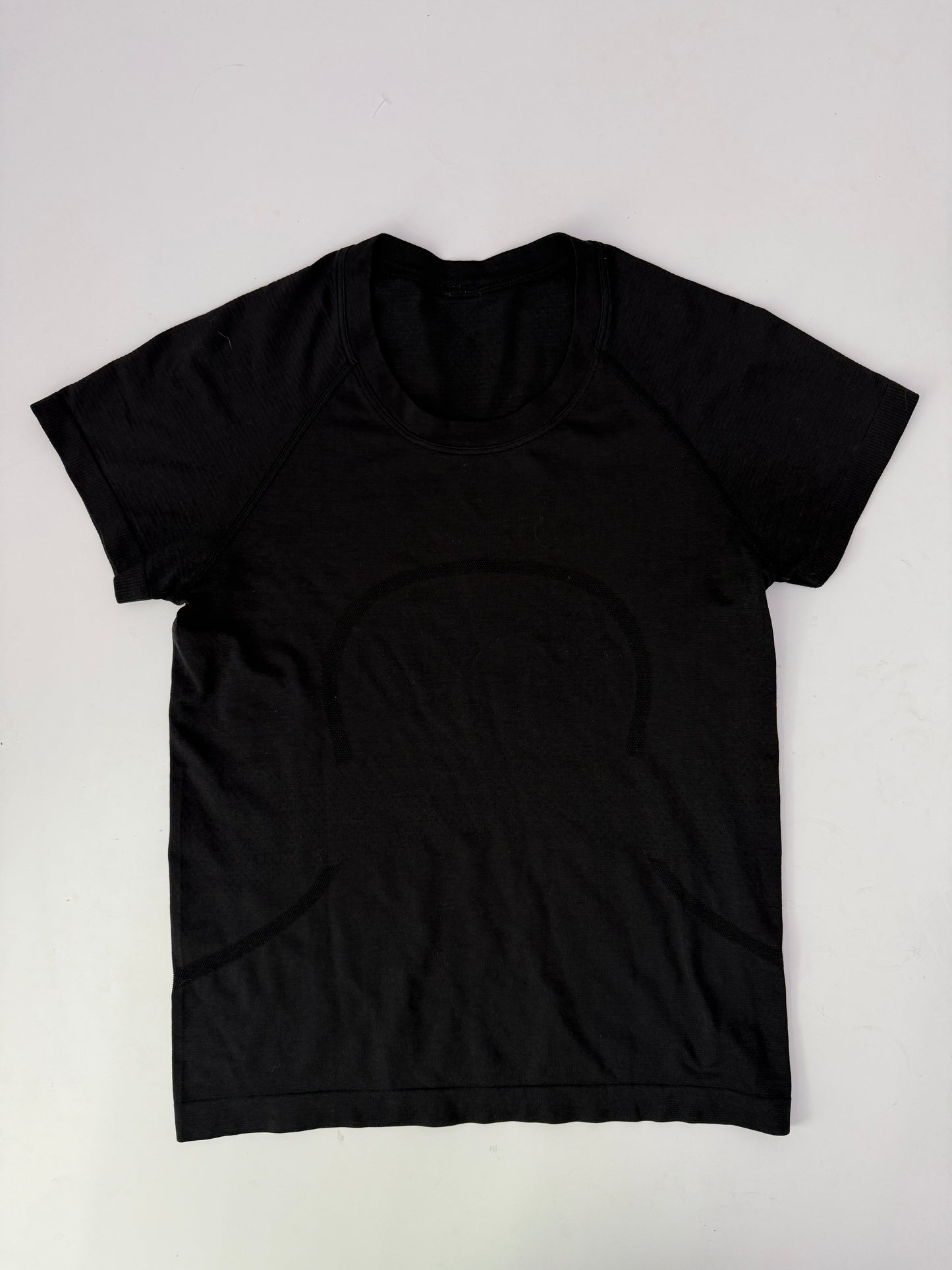 lululemon black swiftly tech - race length (size 6)