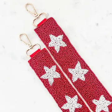 game day beaded purse strap