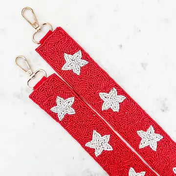 game day beaded purse strap