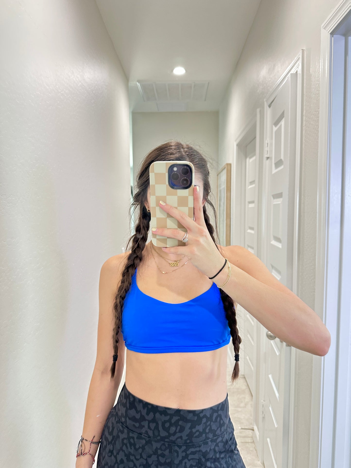 lululemon blue sports bra (size 8)