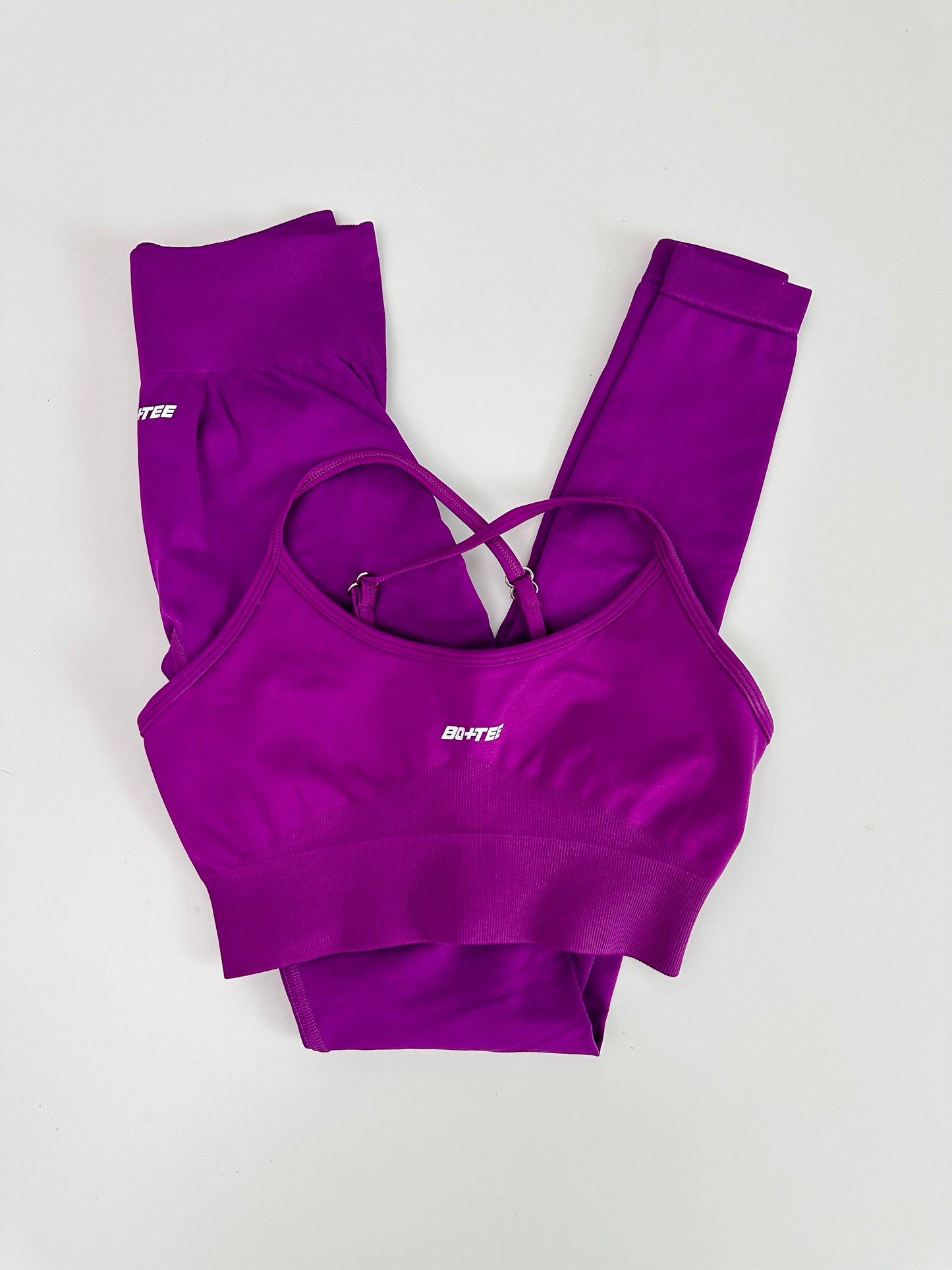 bo + tee legging & bra matching set (size xs)