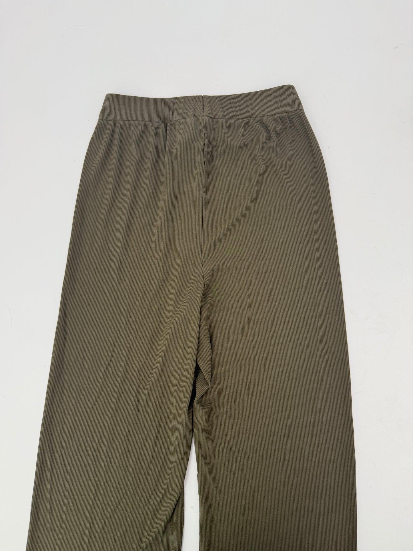 skims green soft lounge ribbed set (size XS)