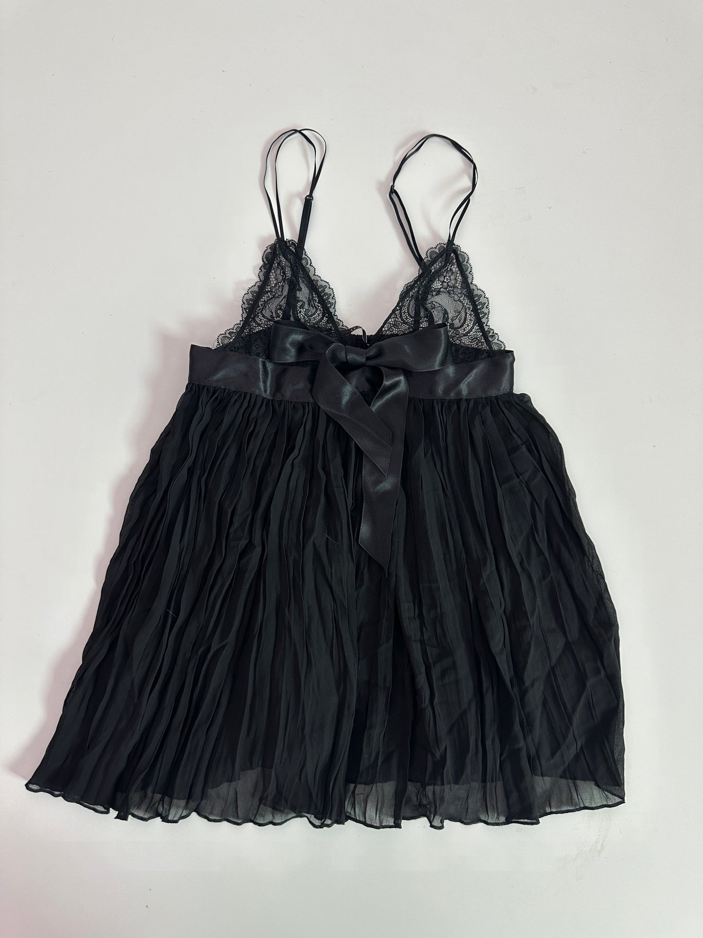 VS black lace babydoll top (size small)