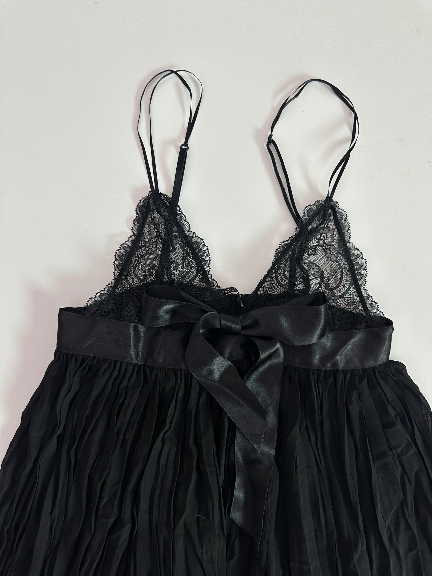 VS black lace babydoll top (size small)