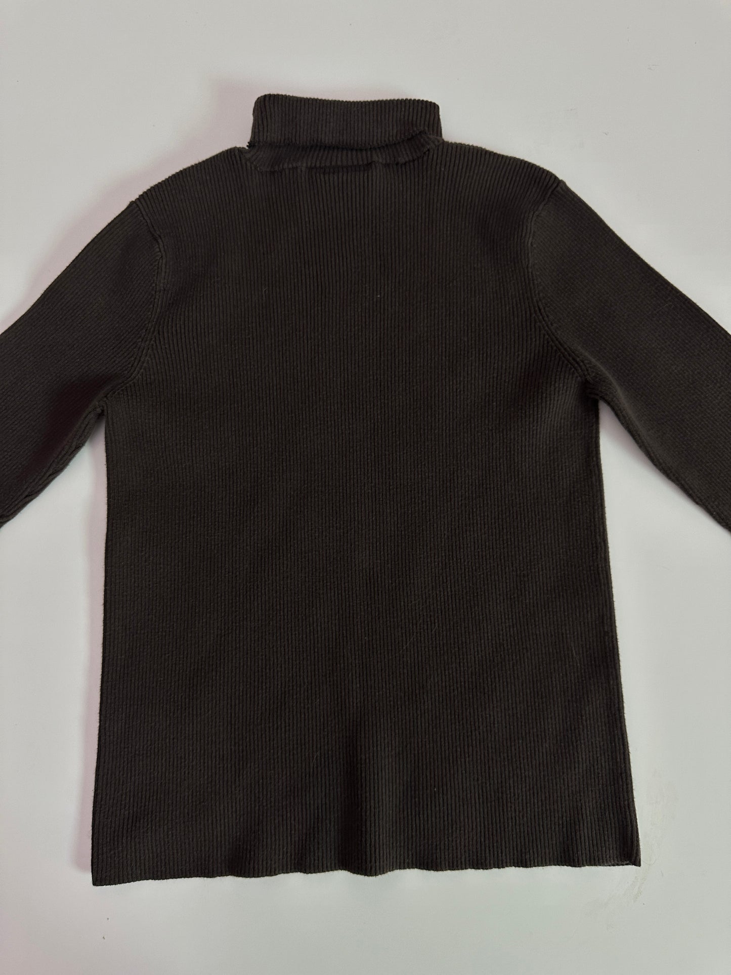 Ralph Lauren chocolate brown knit turtleneck (size large)