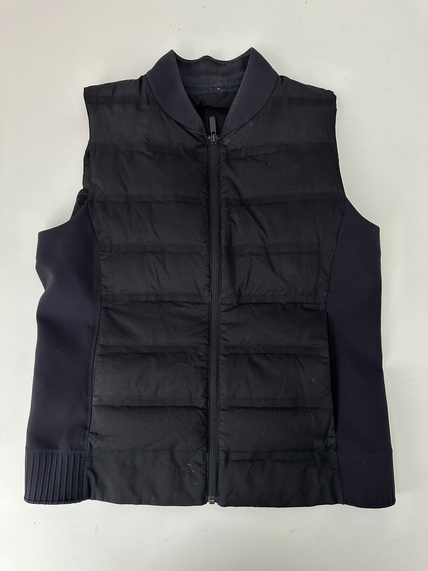 lululemon black puffer vest (size 12)