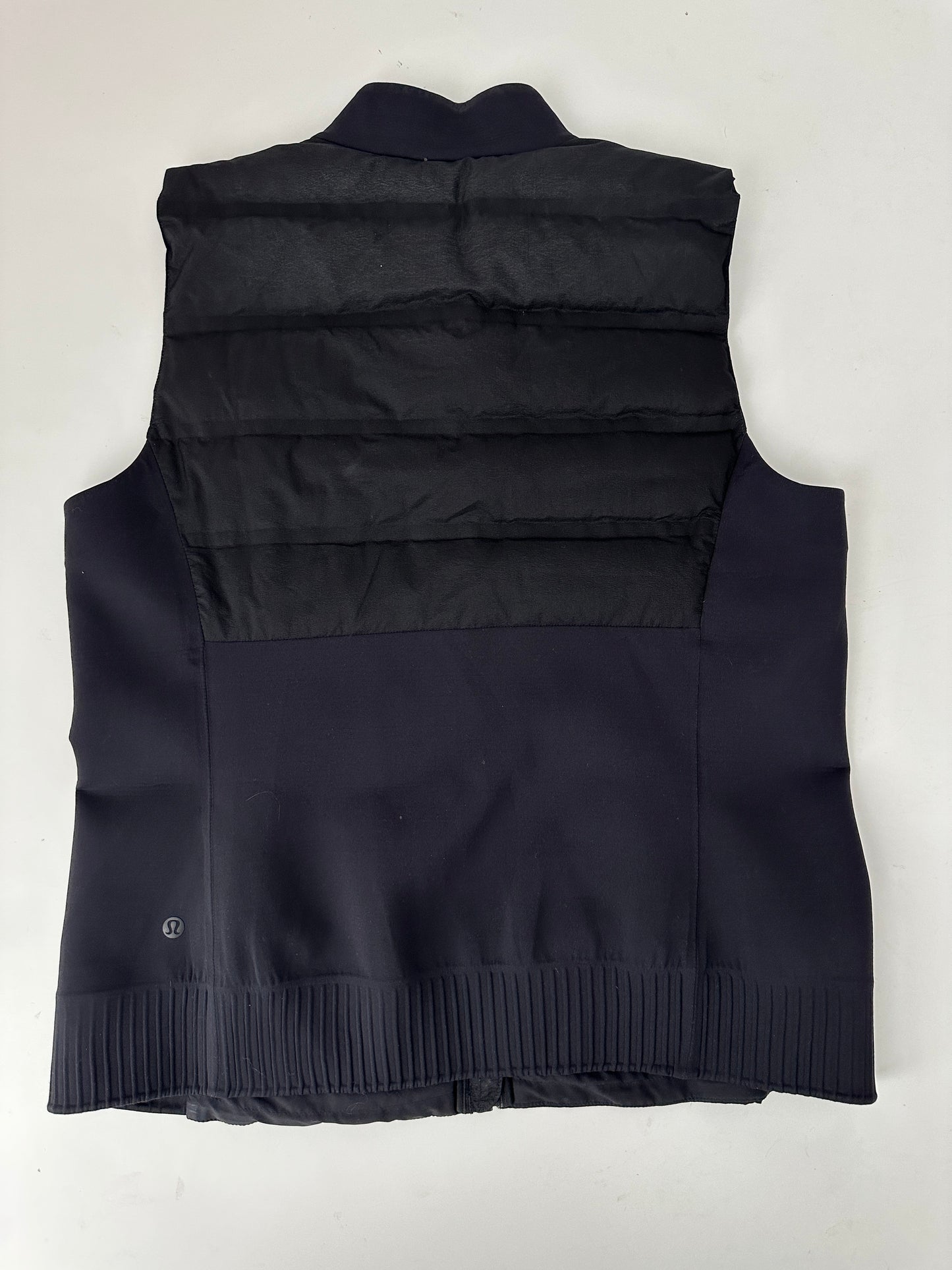 lululemon black puffer vest (size 12)