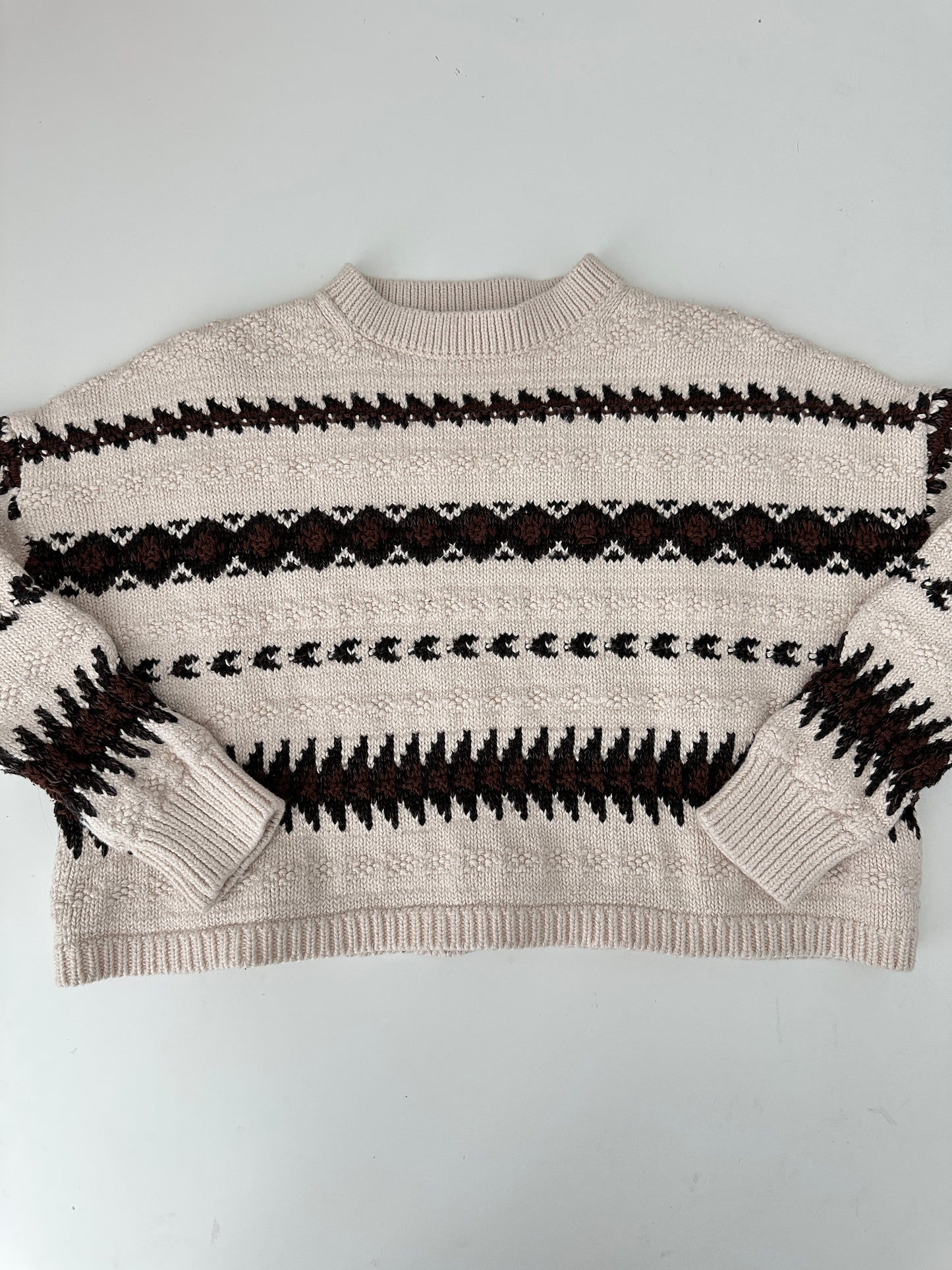 ralph lauren cropped knit sweater (size small)