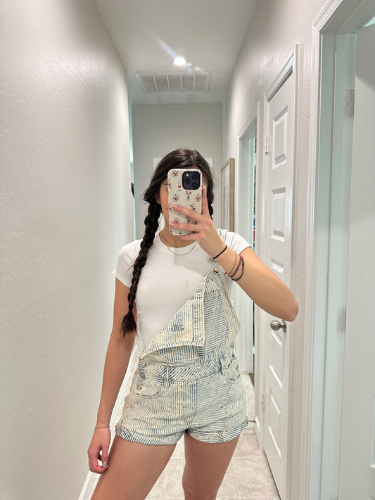 free people ziggy shortalls (size XS)