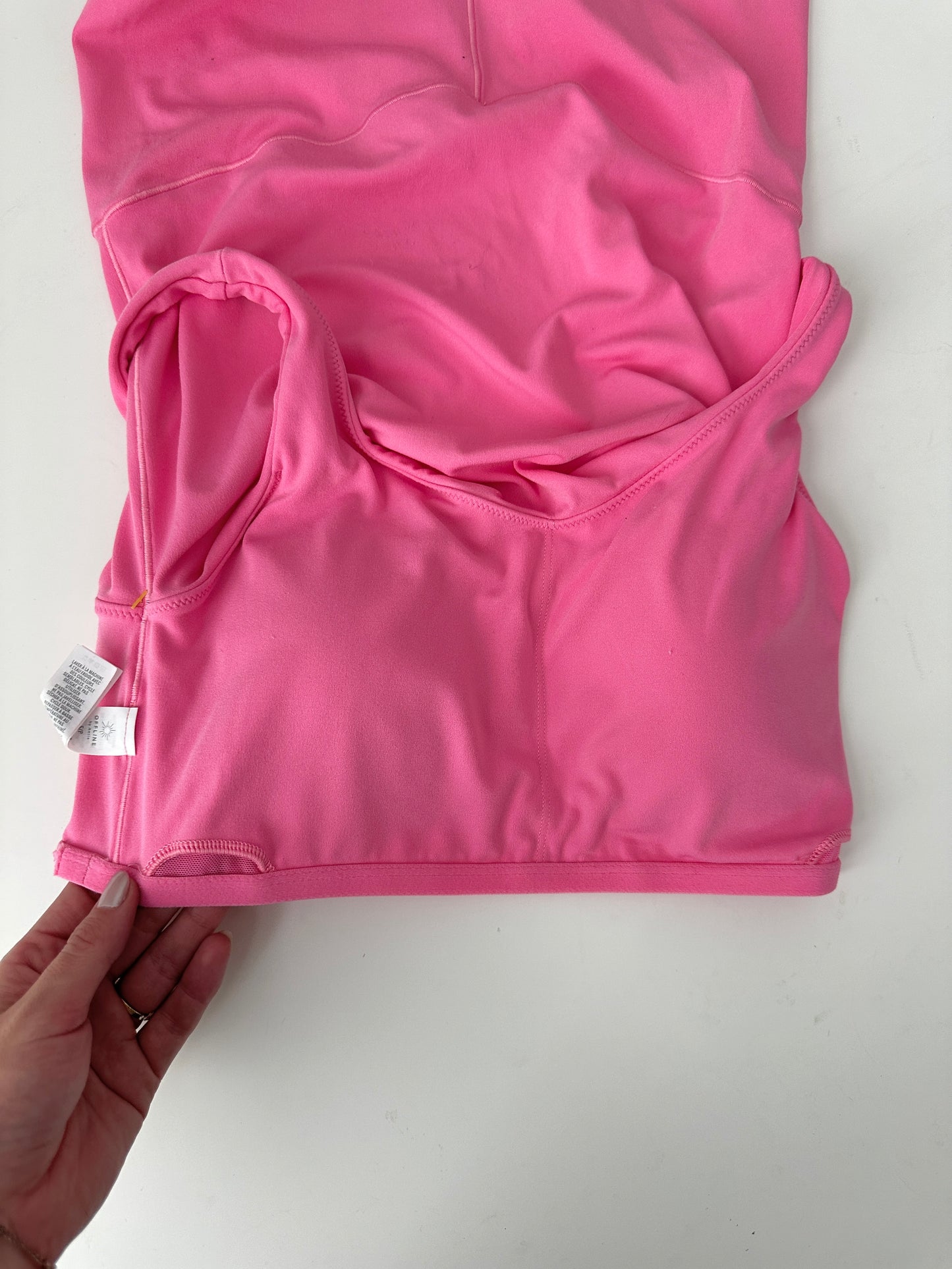 aerie pink athletic onesie (size small)