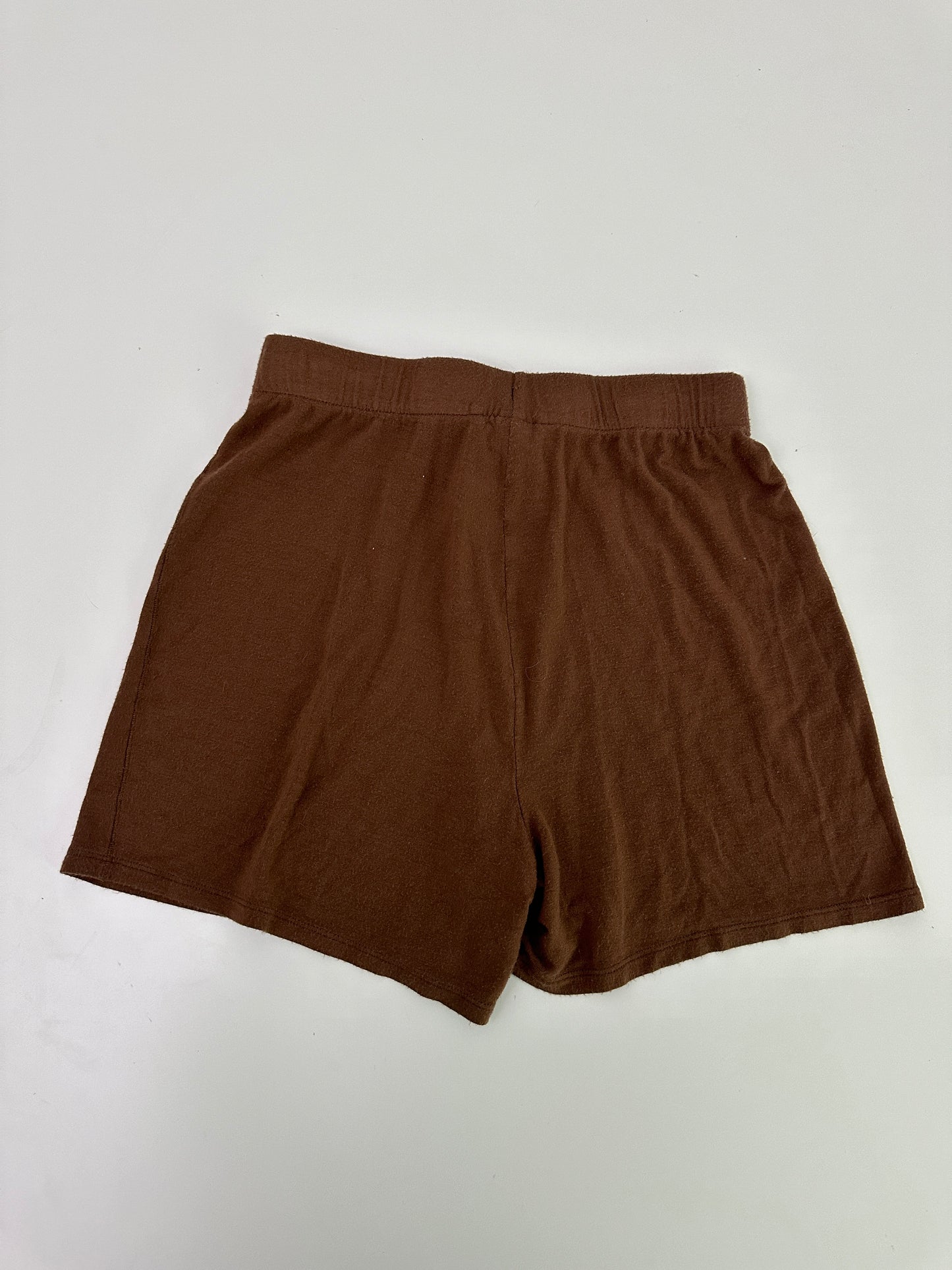 skims brown lounge shorts (size XS)