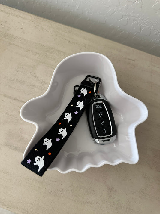 halloween ghost wristlet