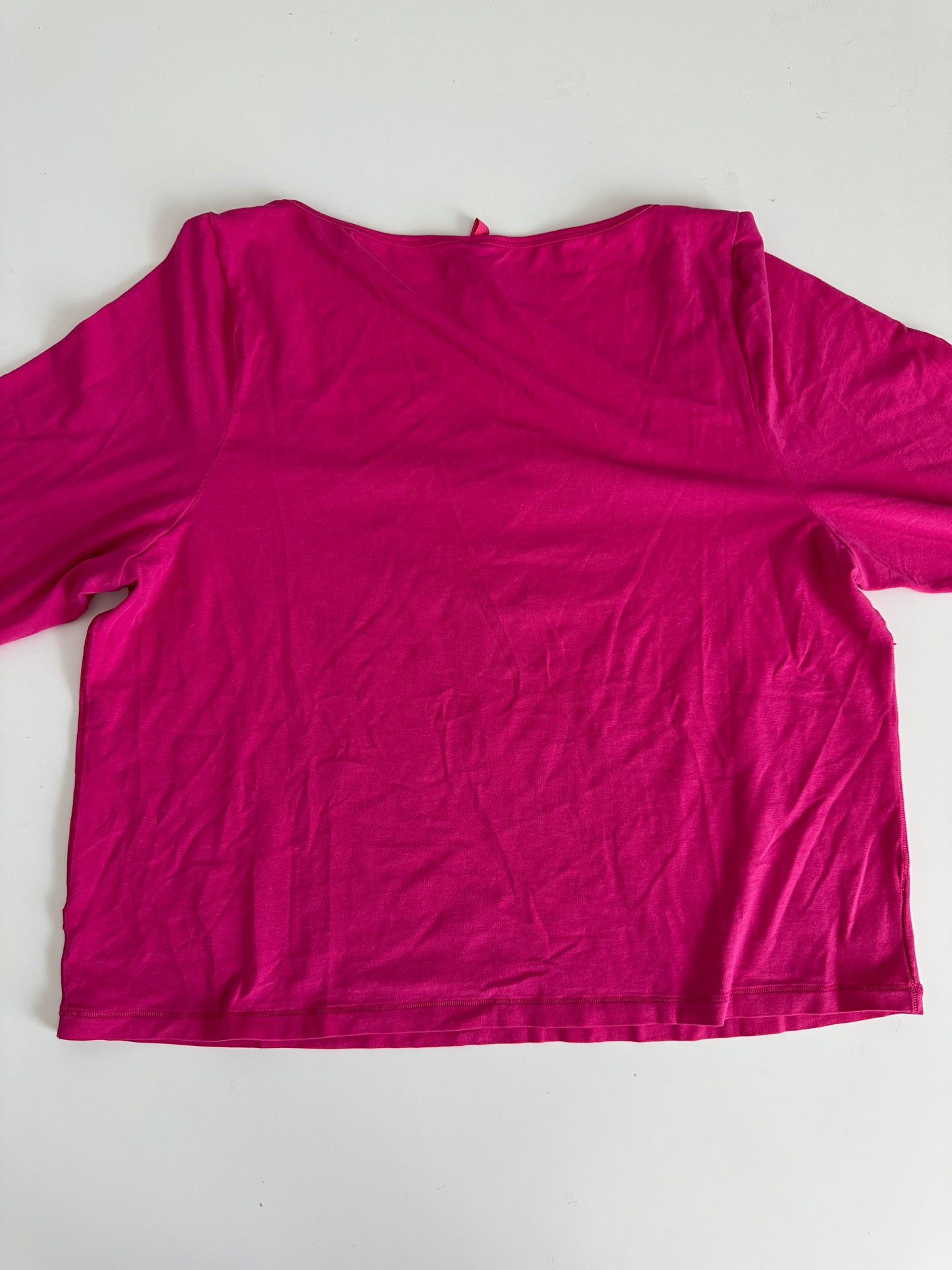 skims pink cotton long sleeve (size 3x)