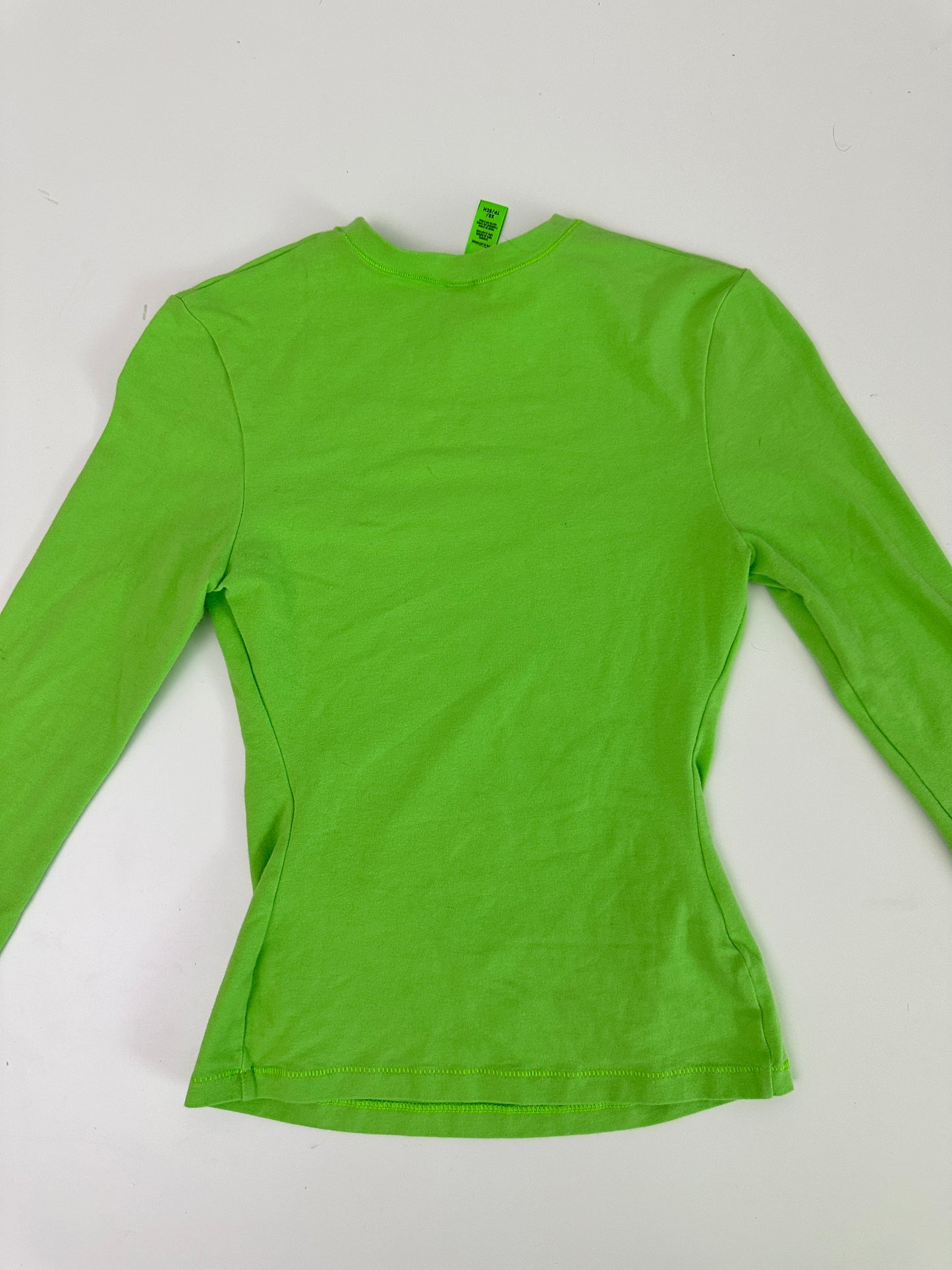 skims green cotton log sleeve (size XS)