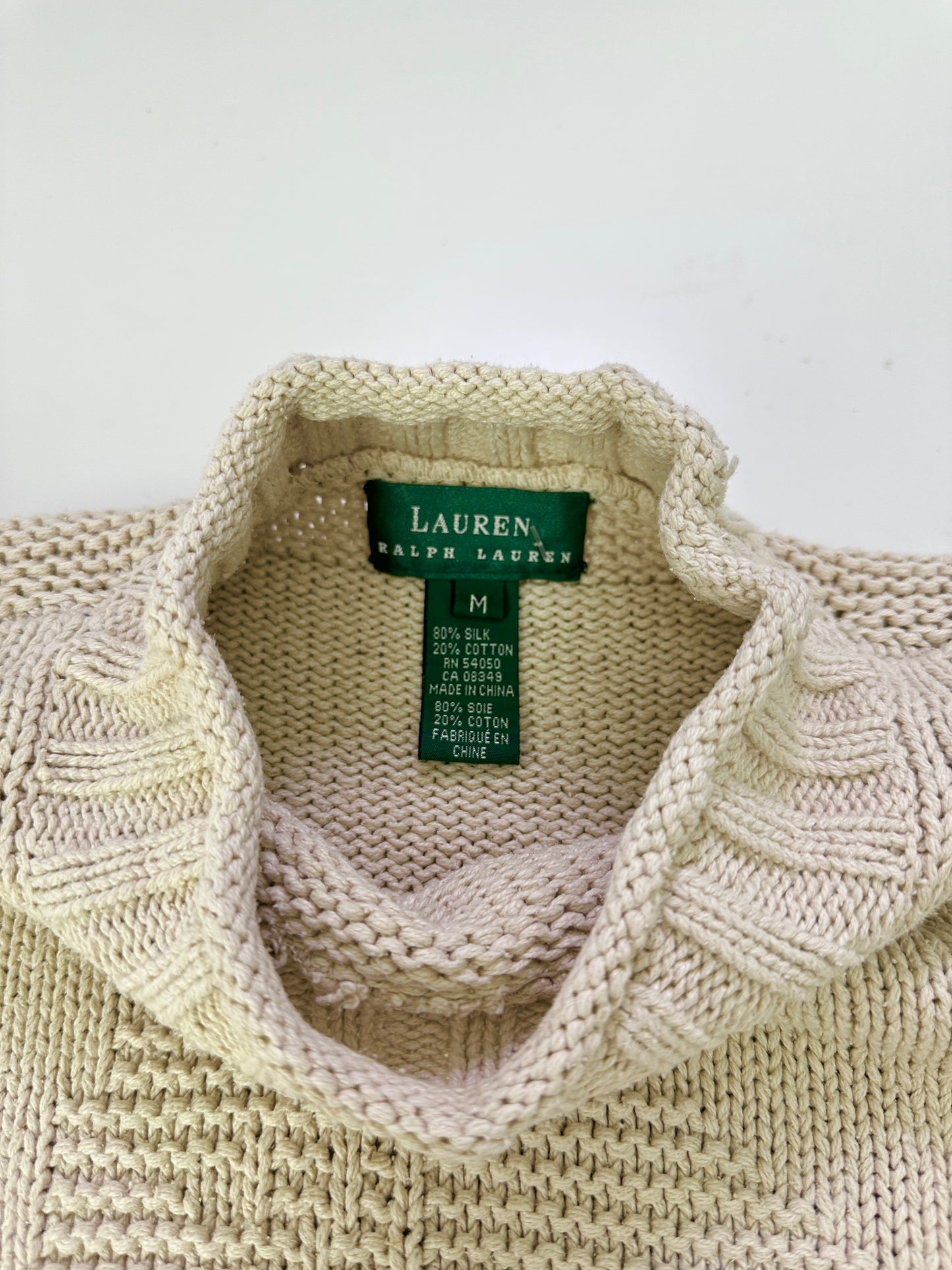 vintage Ralph Lauren knit sweater (size medium)