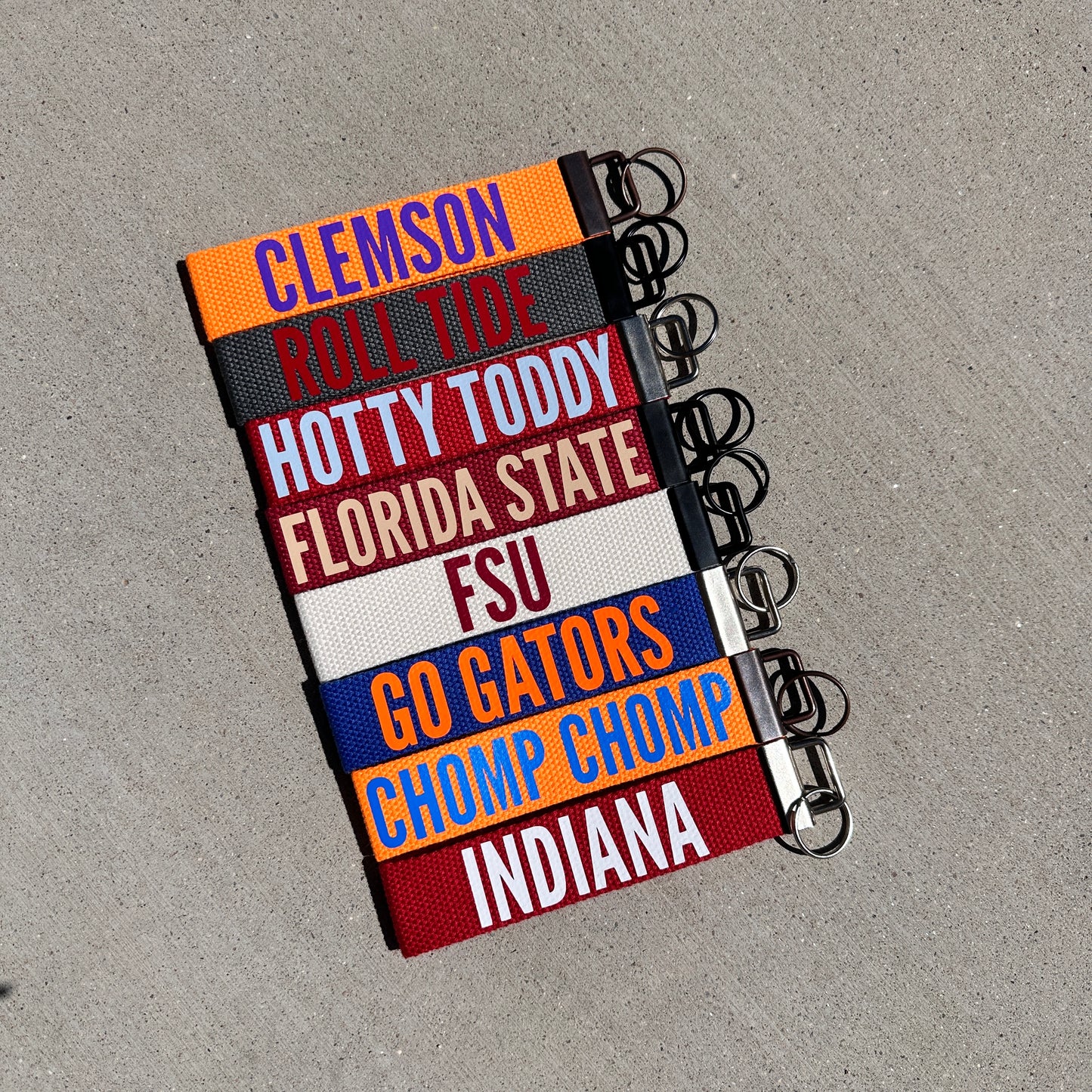 custom college wristlet (any school)