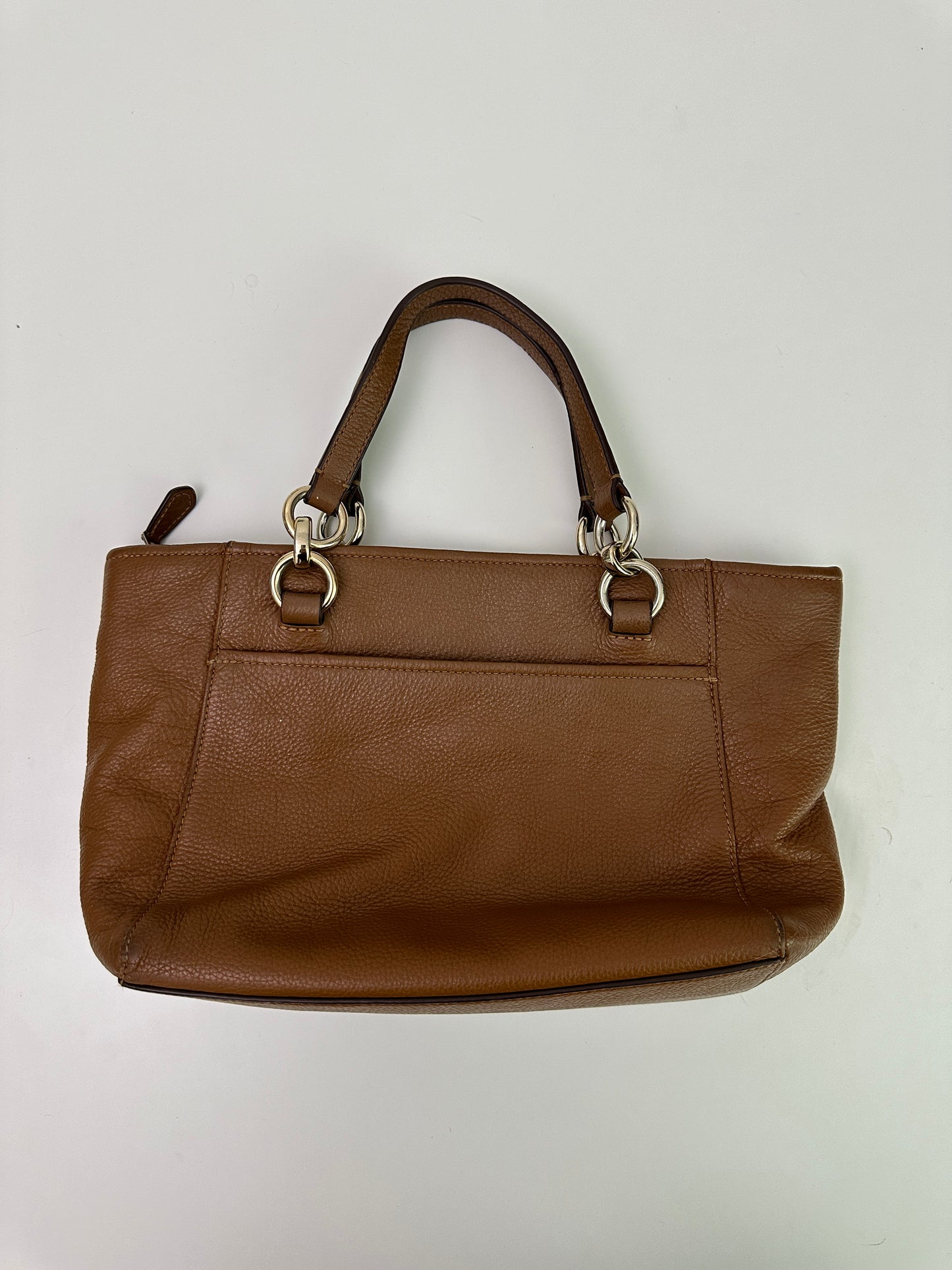 coach brown leather mini purse