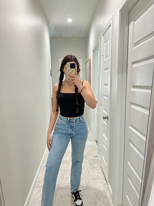 Abercrombie high rise dad jeans - 2/26R