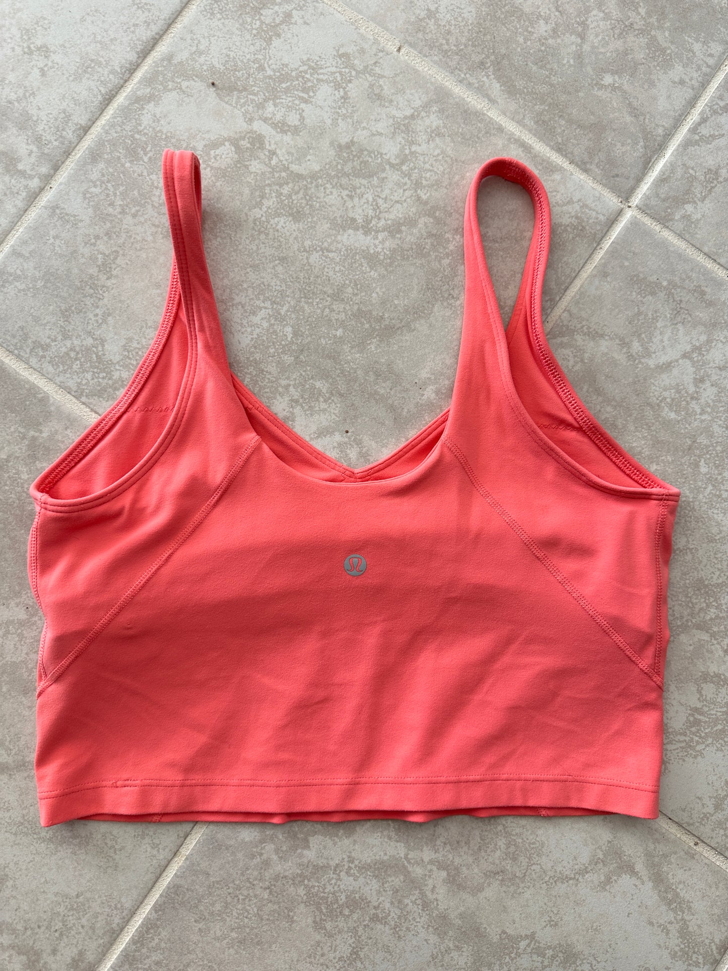 lululemon guava pink align tank (size 10)