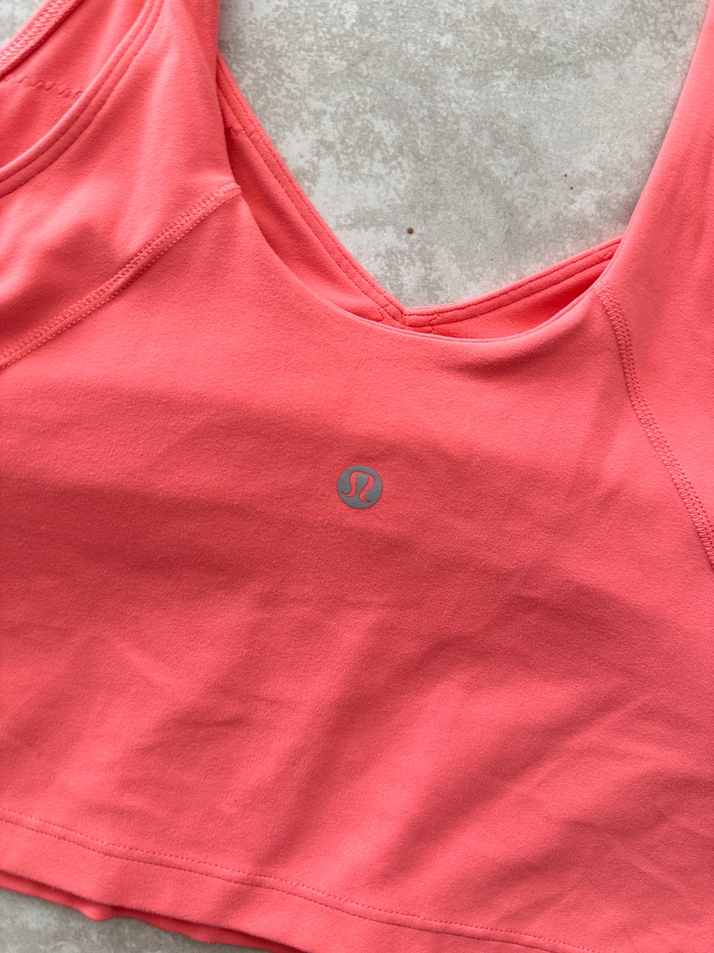 lululemon guava pink align tank (size 10)