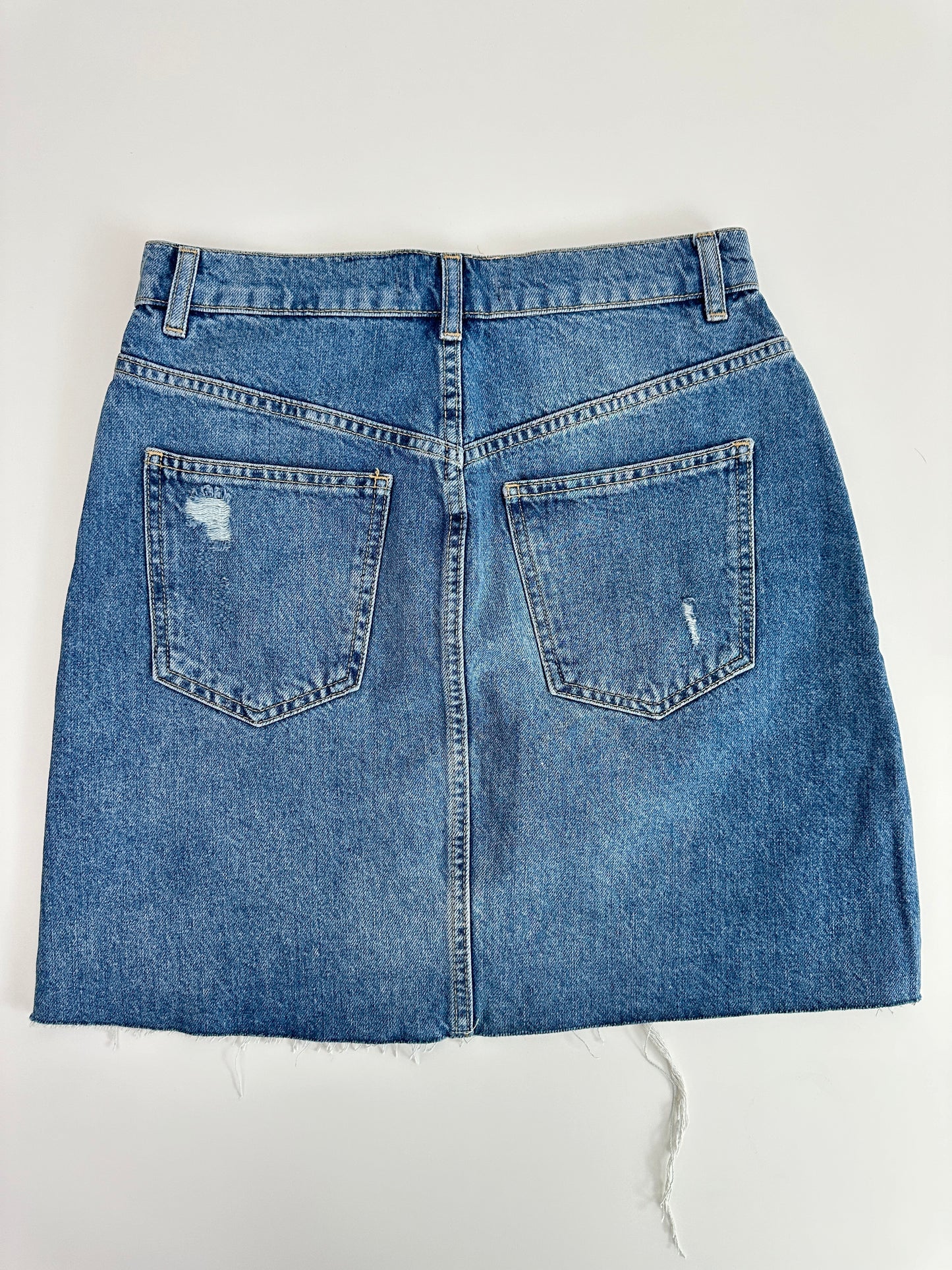 NWT free people denim mini skirt (size 26)