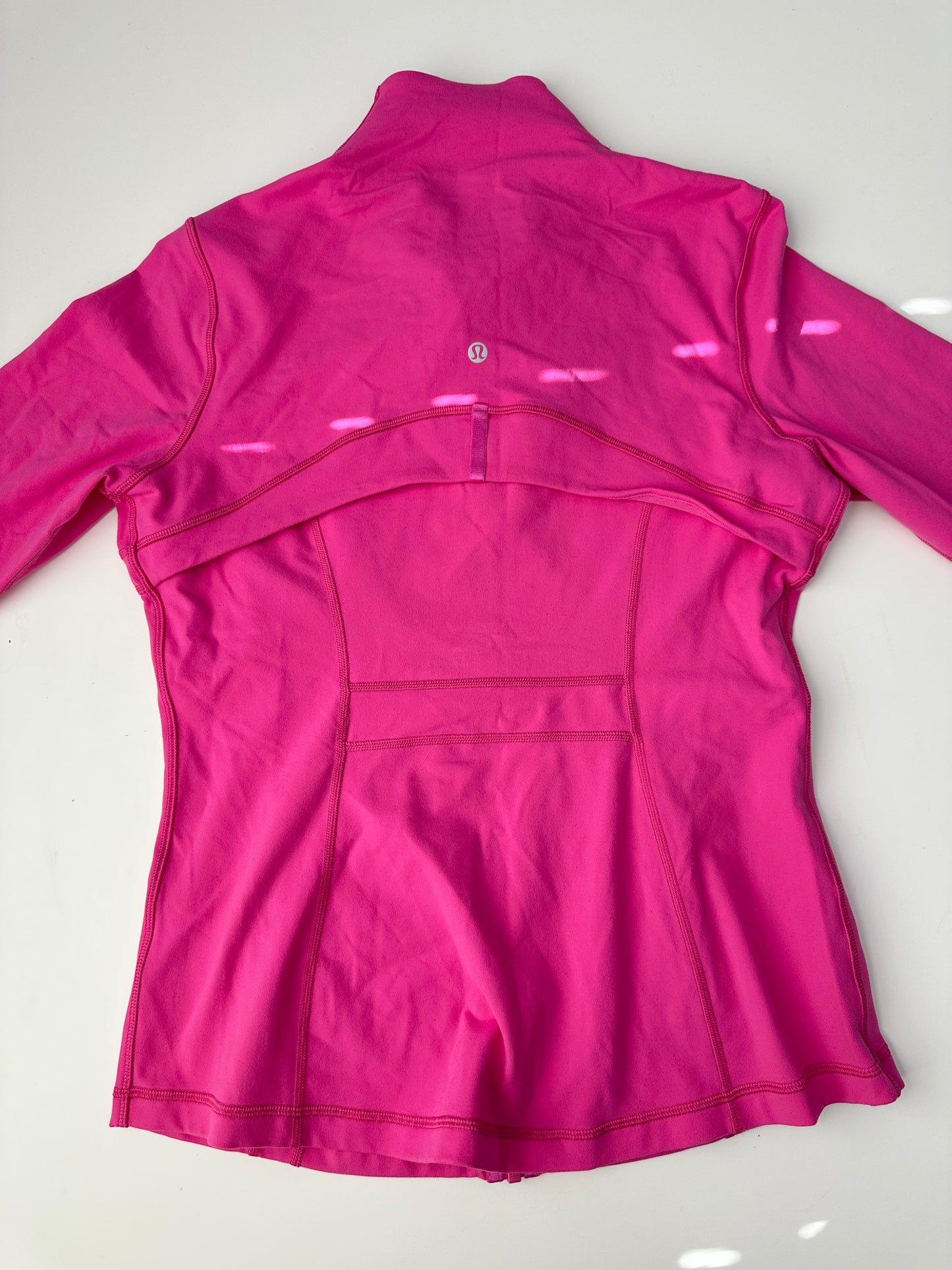 lululemon sonic pink define jacket (size 12)