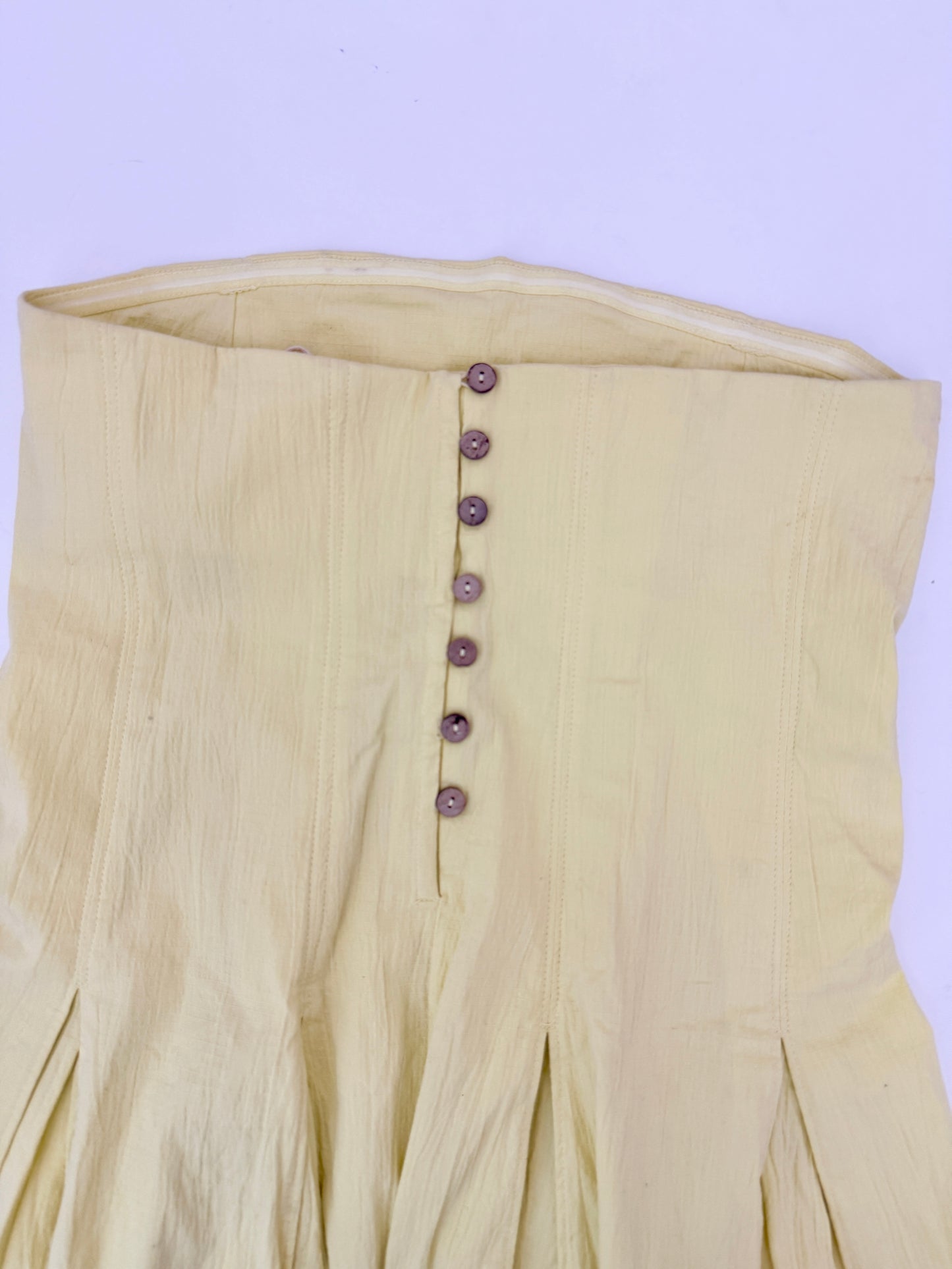 free people strapless yellow mini dress (size medium)