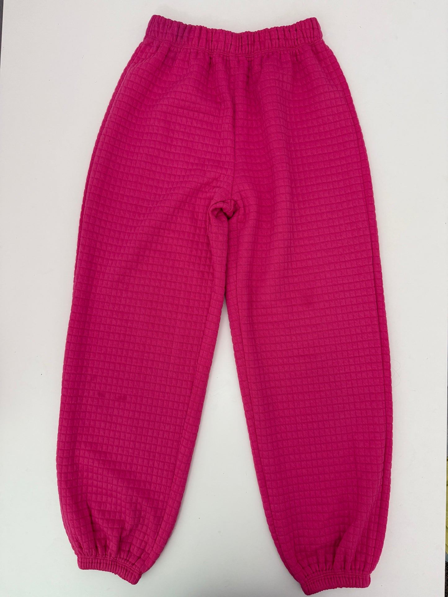 princess polly pink quilted jogger set (size 4)