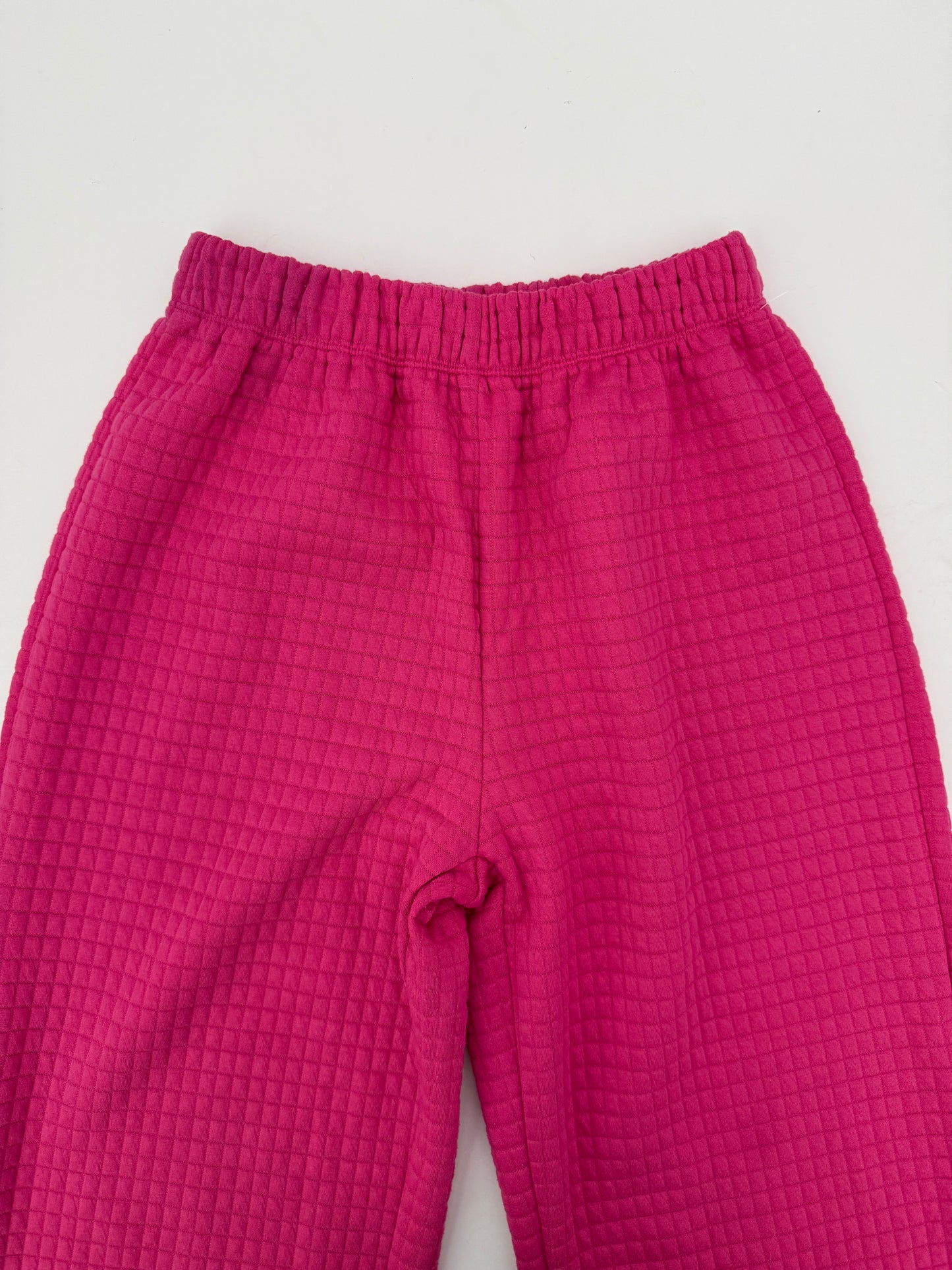 princess polly pink quilted jogger set (size 4)