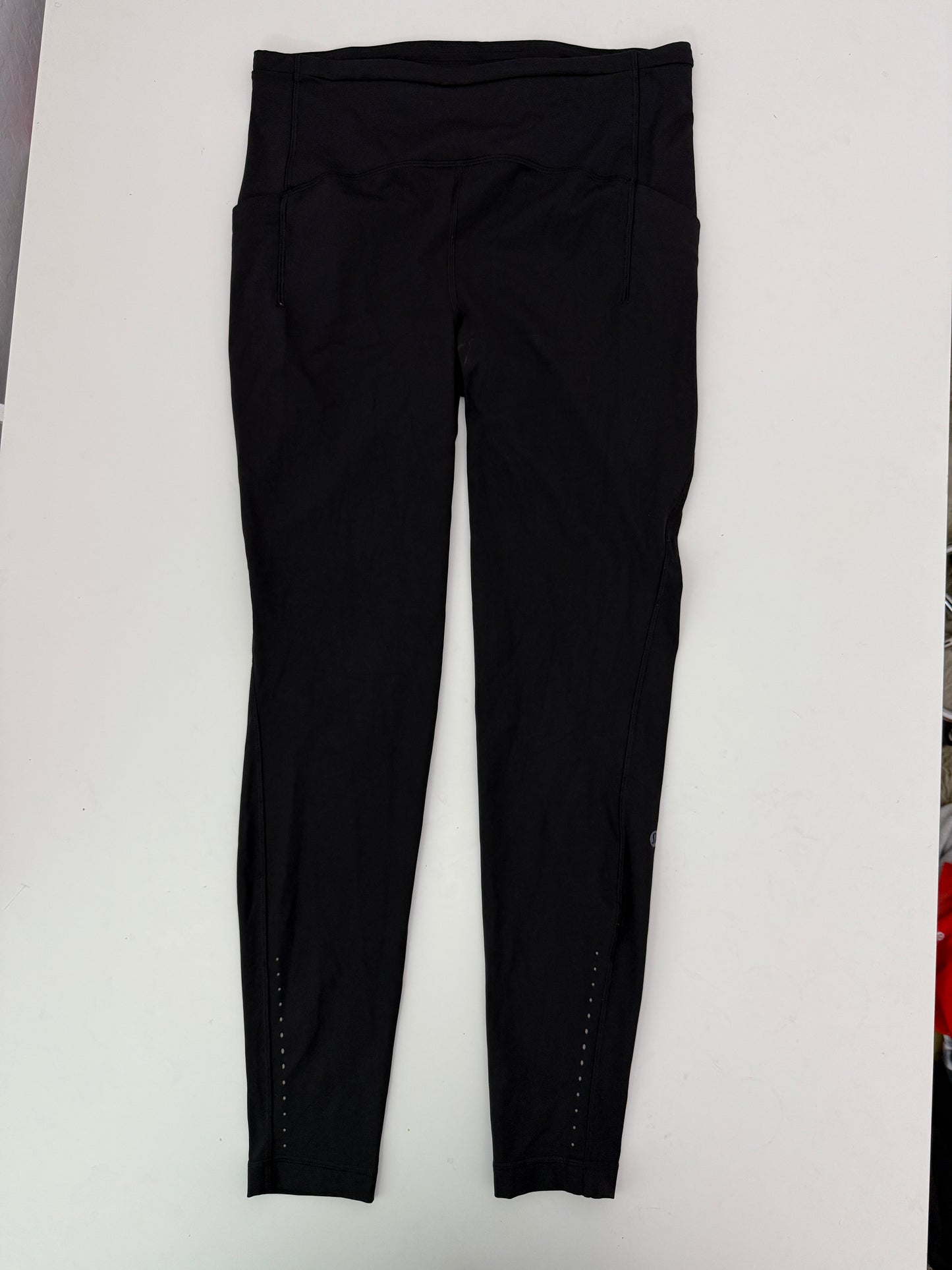 lululemon black swift speed high rise leggings (size 10, 28")