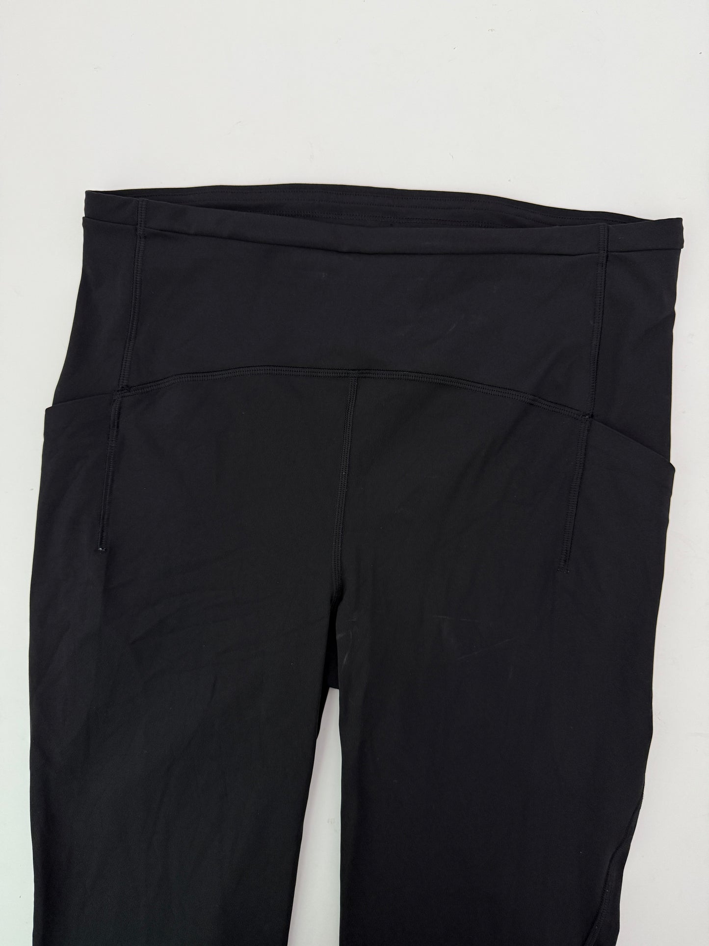 lululemon black swift speed high rise leggings (size 10, 28")