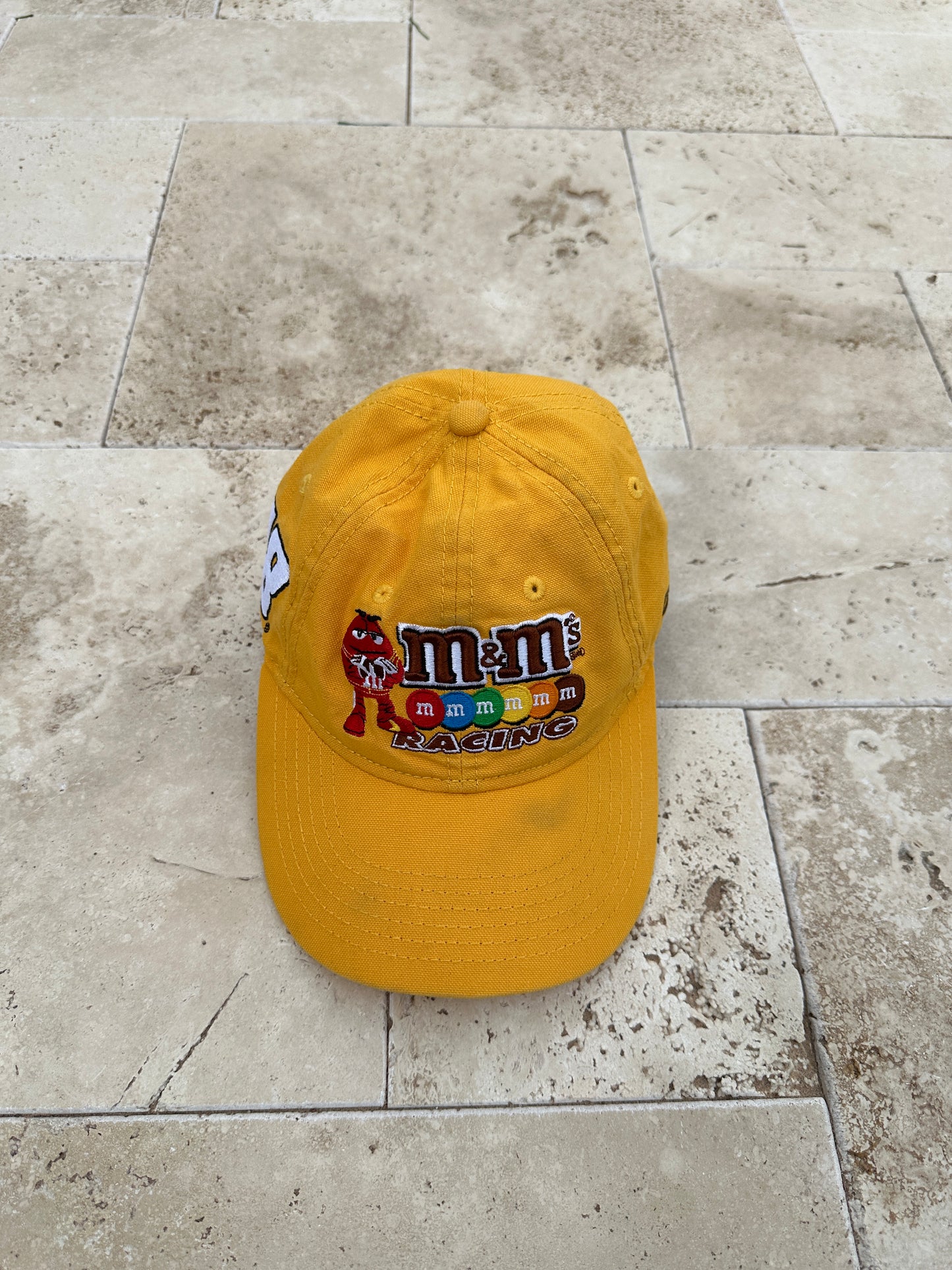 M&M yellow racing hat (youth size)