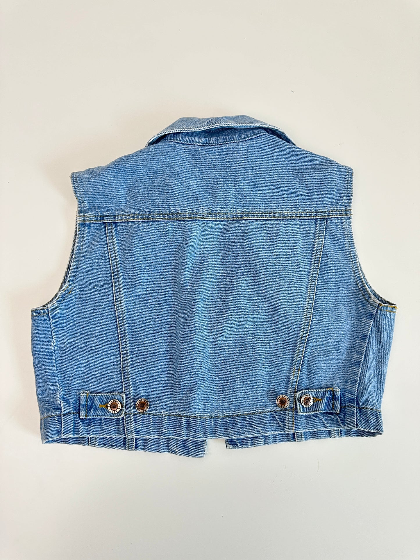 vintage Route 66 cropped vest (size M 6/10)