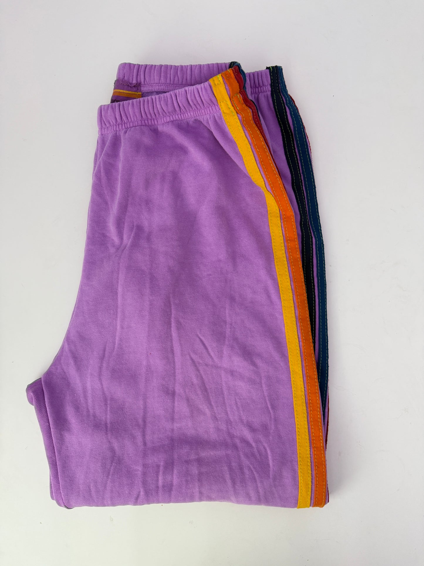 Aviator Nation neon purple jogger sweatpants (size XL)