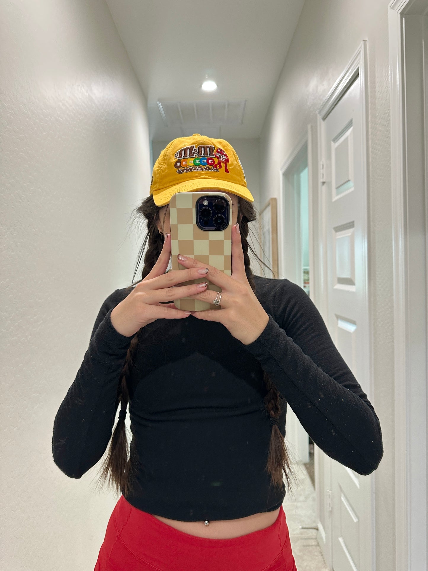 M&M yellow racing hat (youth size)