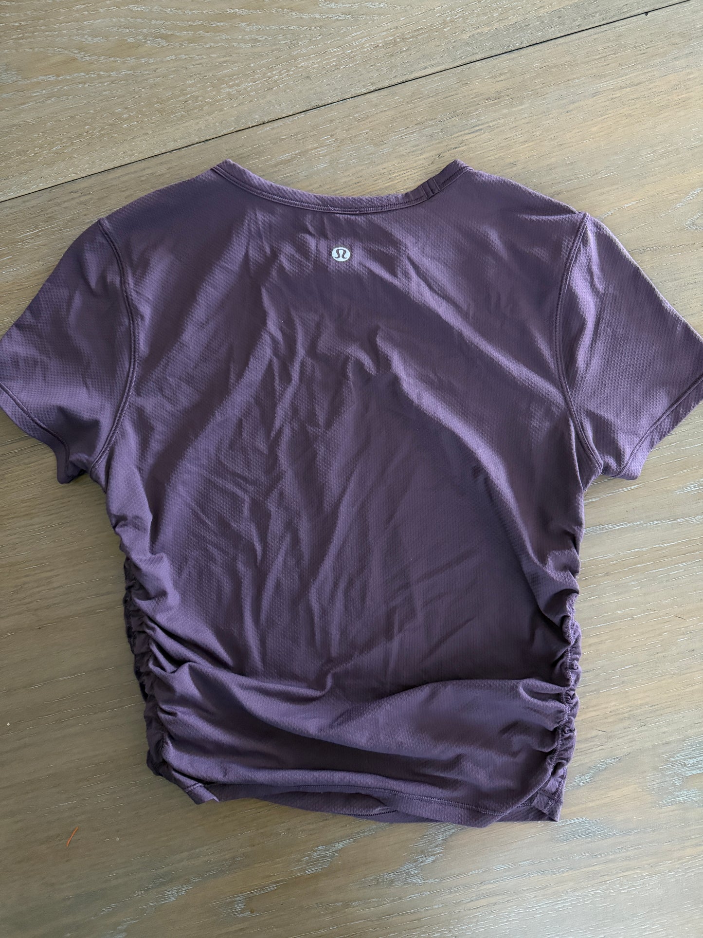 lululemon purple all it takes tee (size 4)