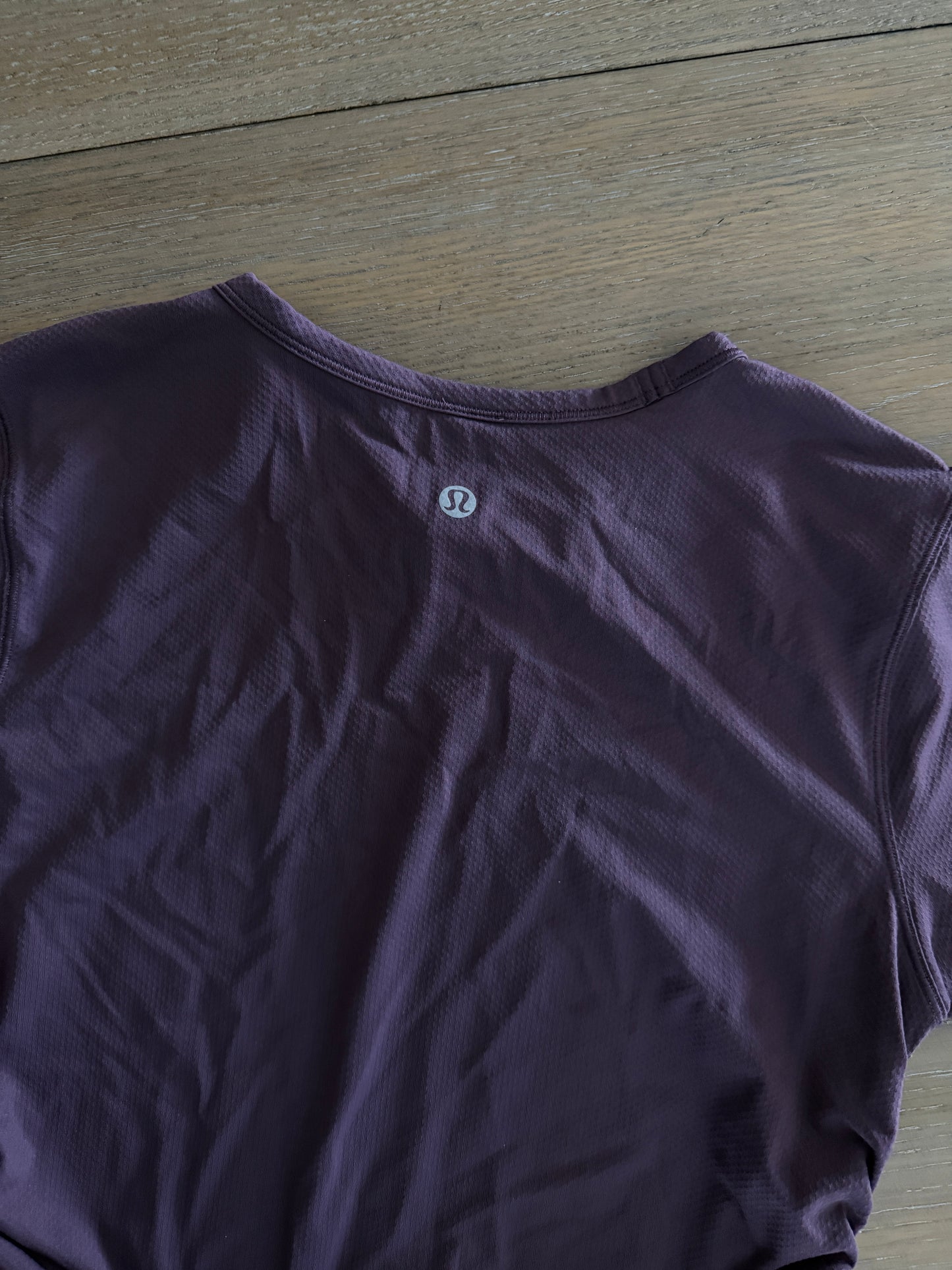 lululemon purple all it takes tee (size 4)