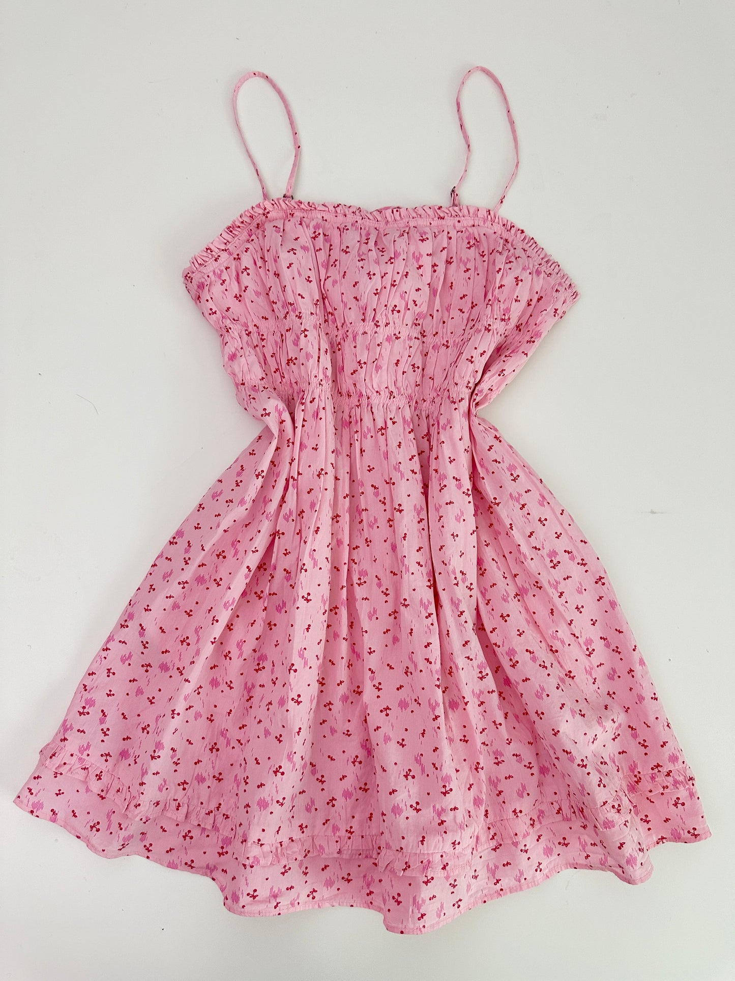 free people pink mini dress (size small)