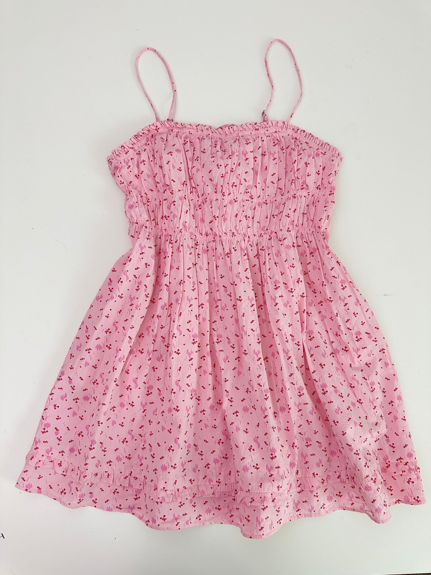 free people pink mini dress (size small)