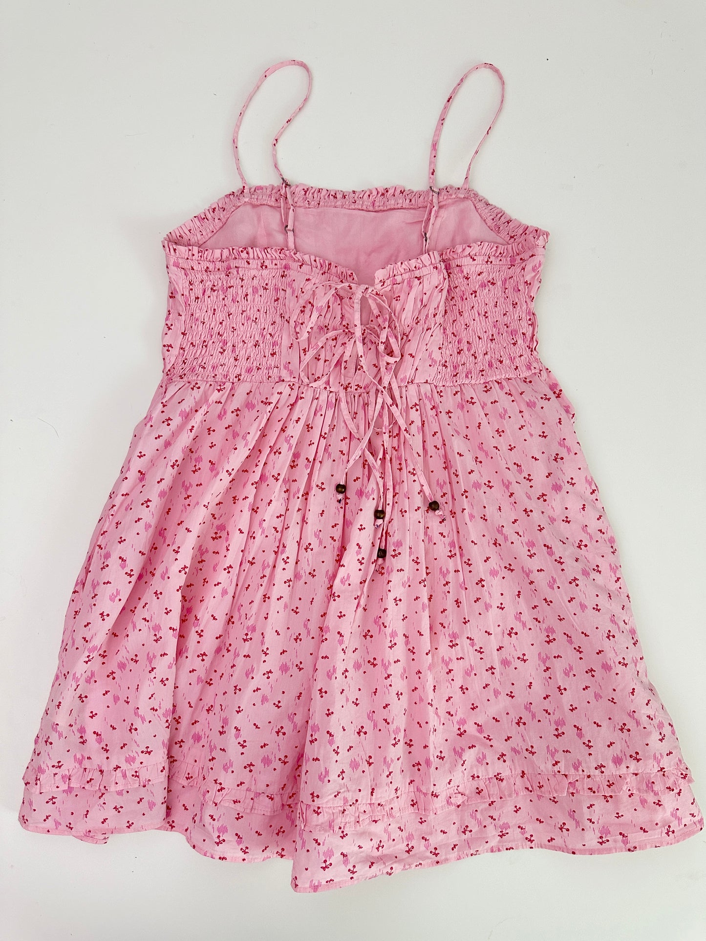 free people pink mini dress (size small)