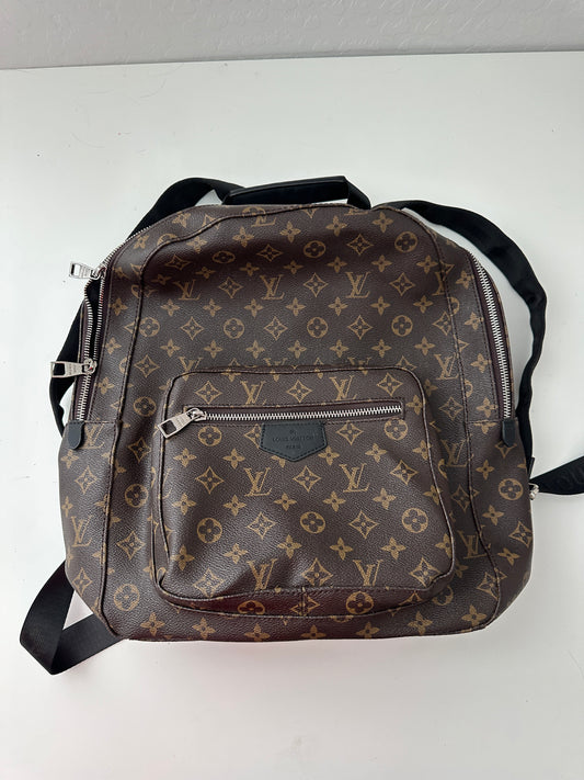 LV brown monogram backpack