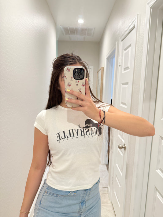 brandy melville Nashville graphic tee (fits like a small)