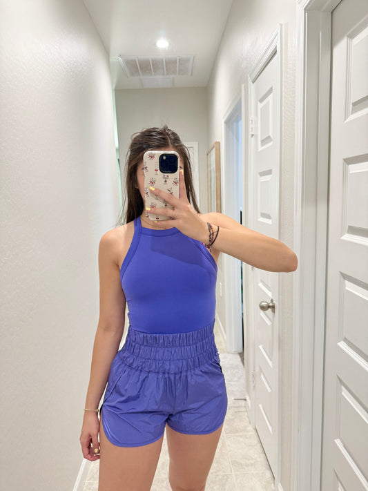 free people the way home purple runsie (size small)